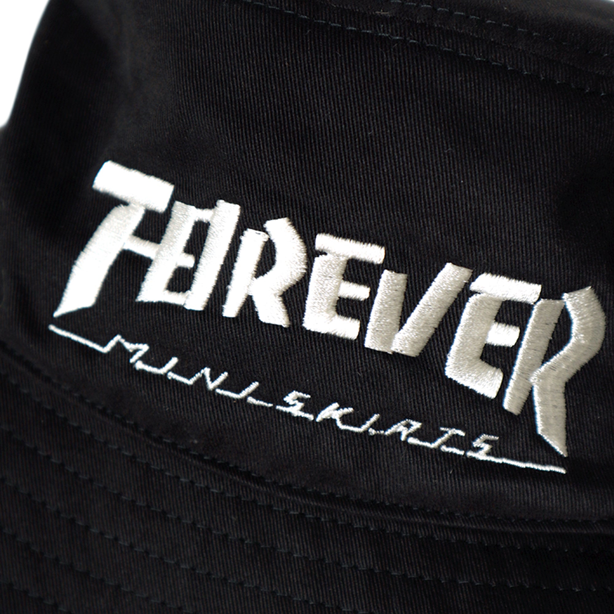 BRUSHED TWILL BUCKET HAT (LONG BRIM) - FOREVER MINI SKIRT