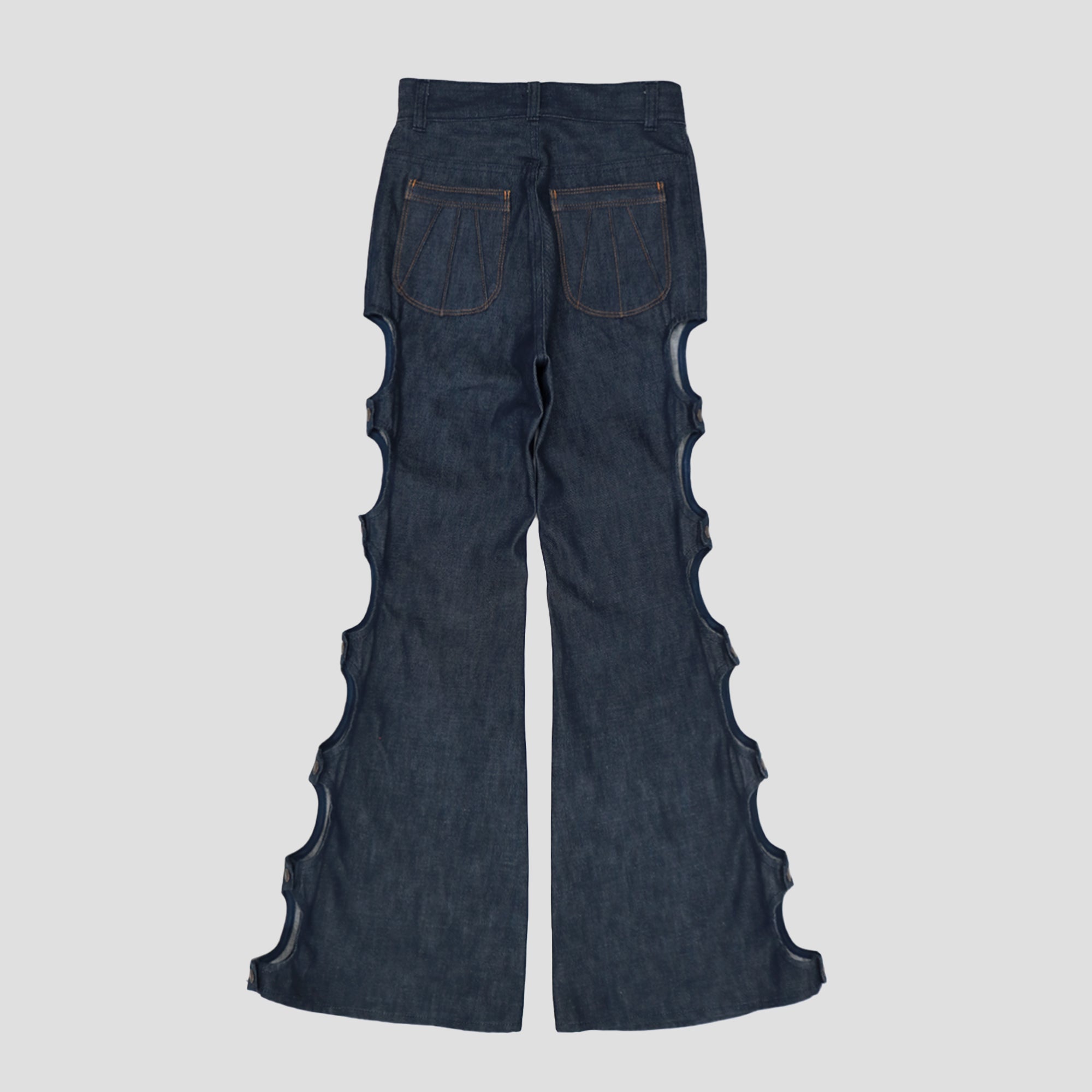 11.5oz DENIM FREE-WHEEL FLARE JEANS