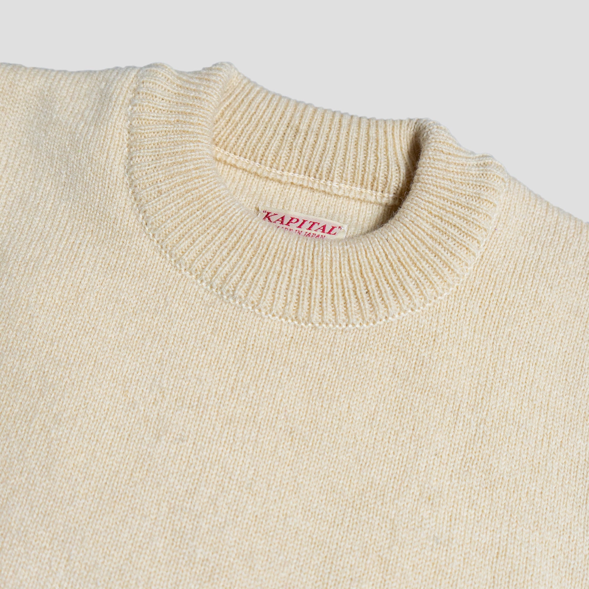 7G WOOL WINDOWPANE SWEATERS