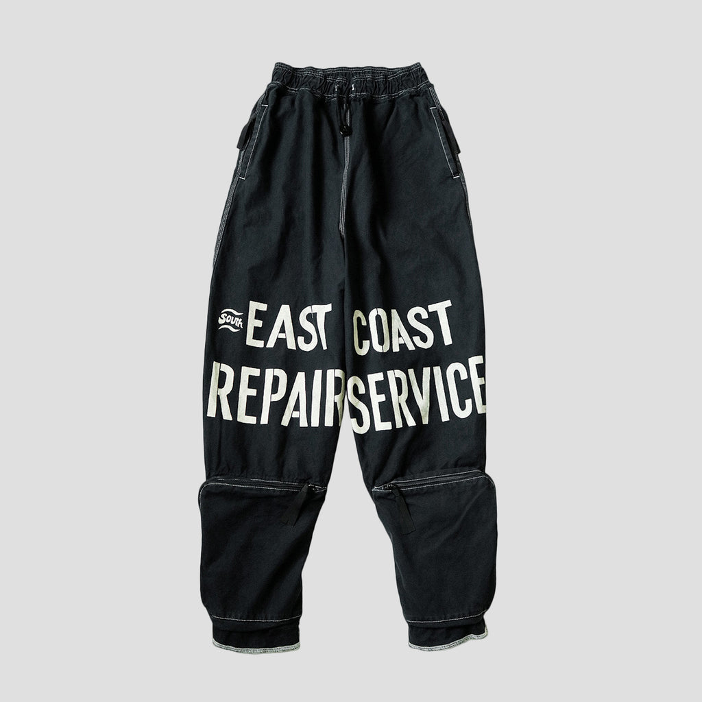 KAPITAL - CANVAS EAST REPAIR-MAN TRACK PANTS