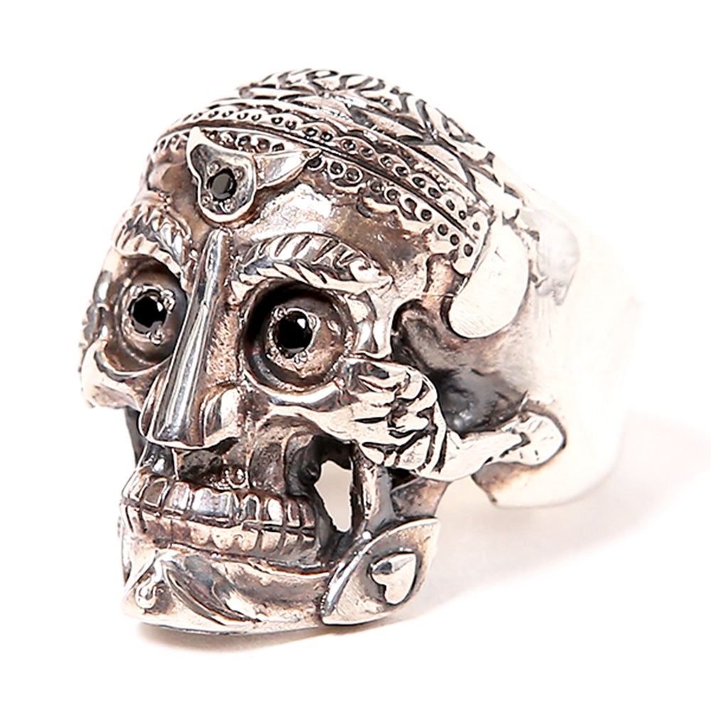 MAGICAL DESIGN - TIBETAN MONK SKULL RING - SILVER at Mannahatta NYC