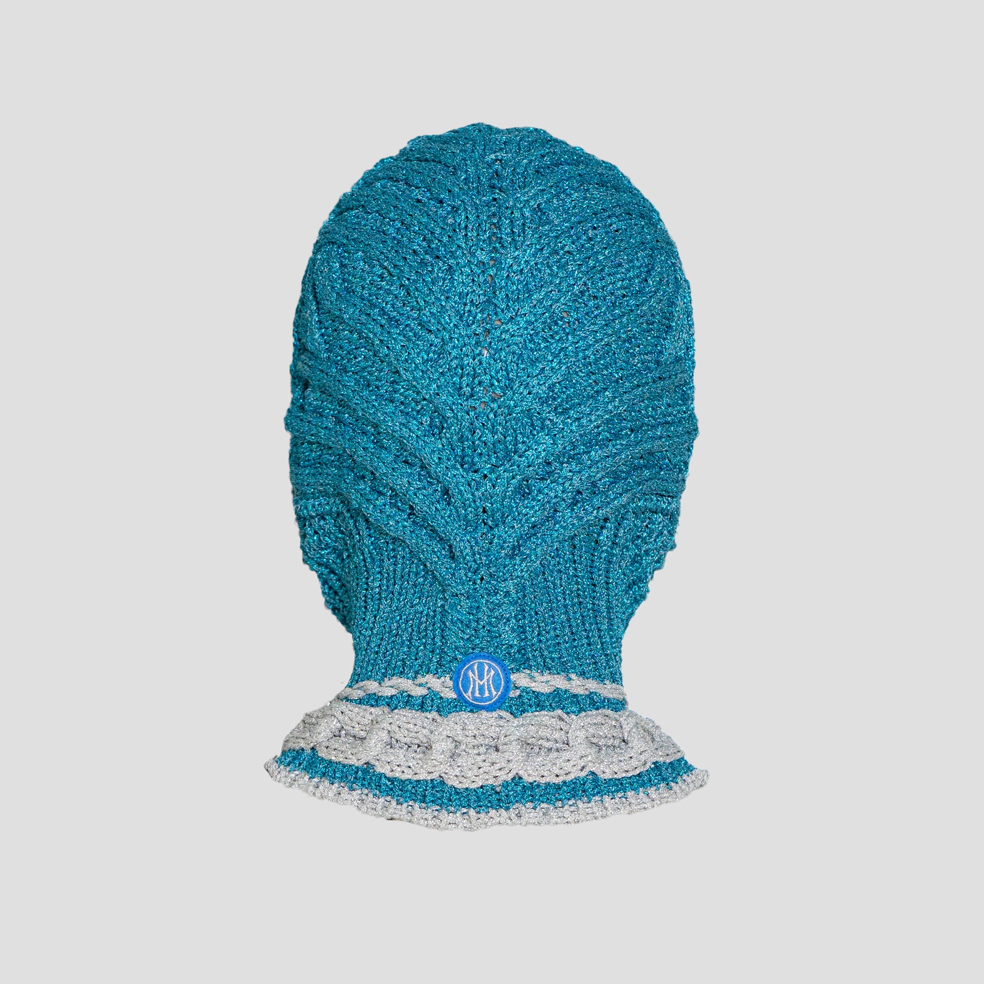 GLITTER SKULL KNIT BEANIE