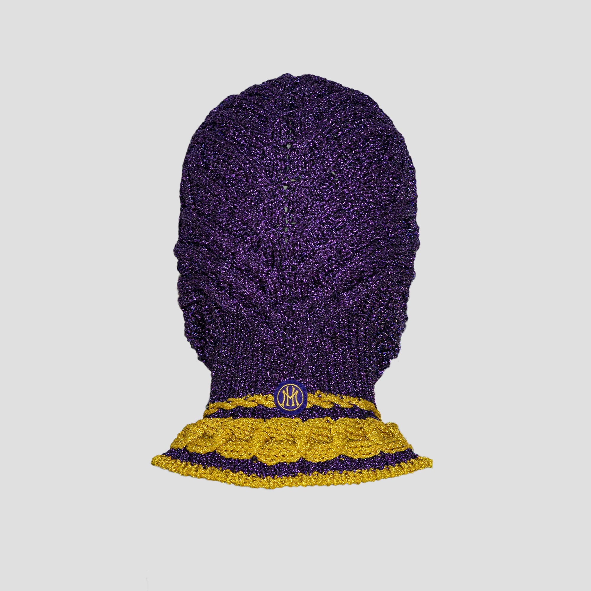 GLITTER SKULL KNIT BEANIE