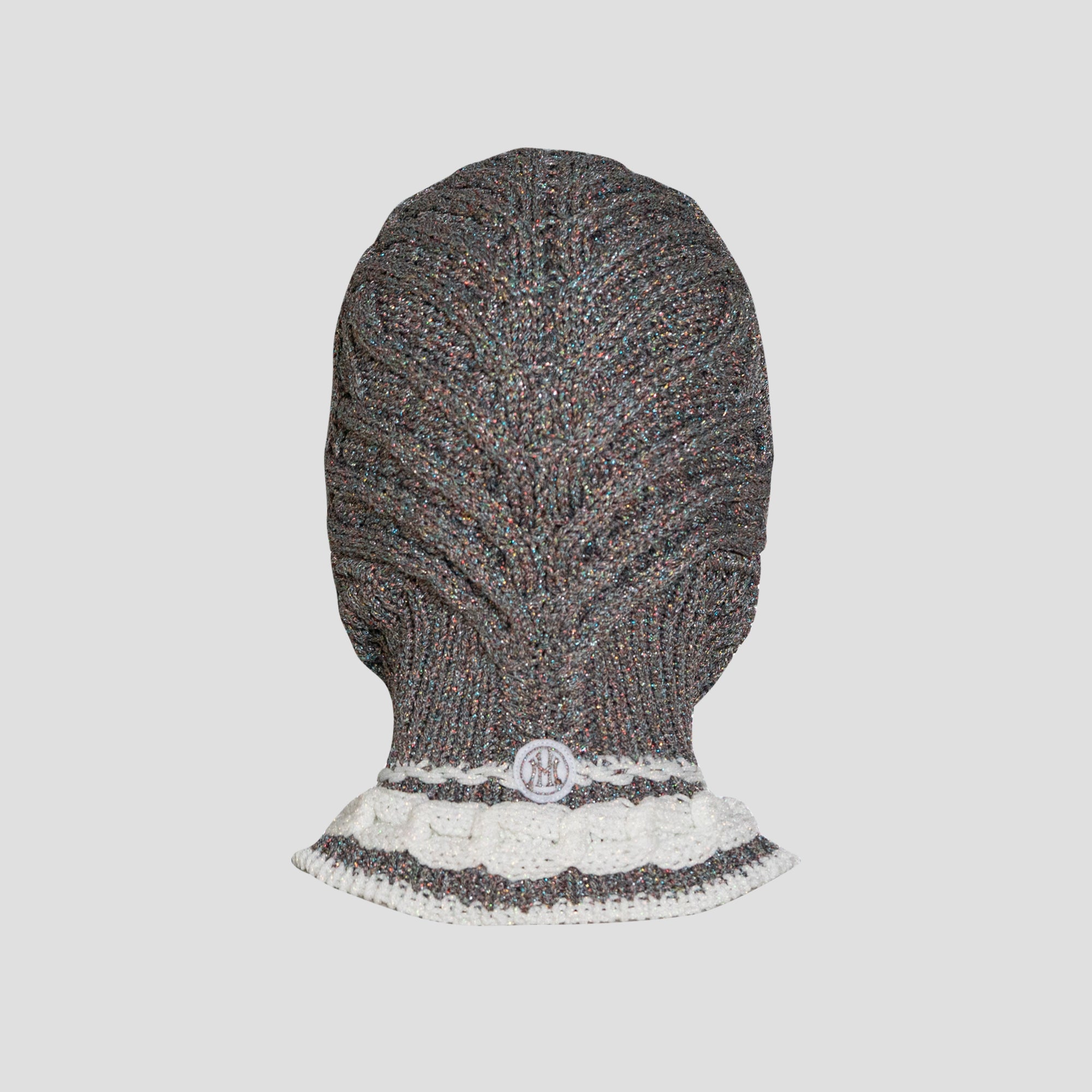 GLITTER SKULL KNIT BEANIE