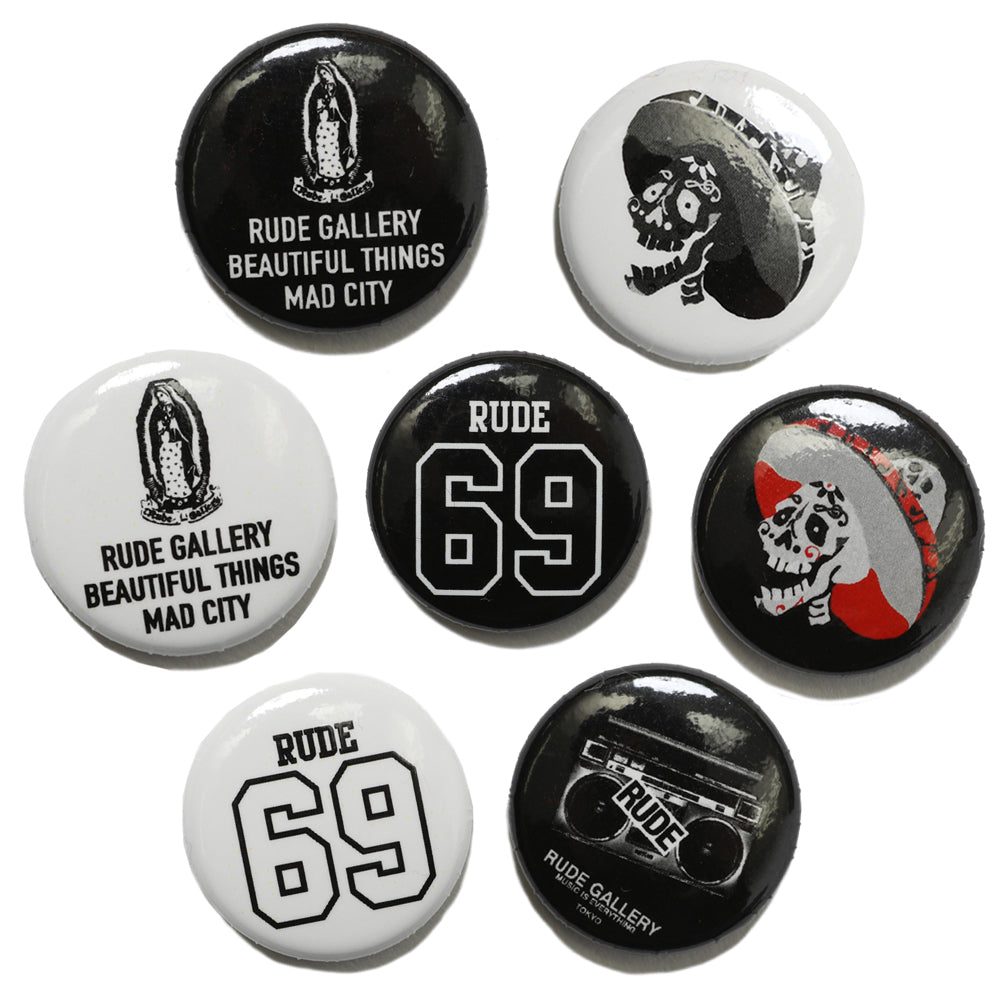 RUDE GALLERY - CAN BADGE at Mannahatta NYC