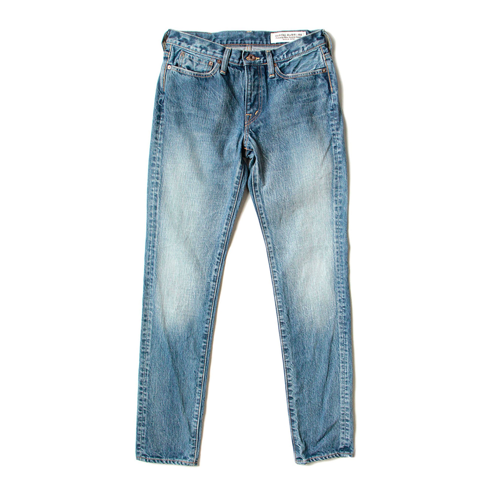 KAPITAL - 14oz DENIM SKINY JEANS (LADIES) - INDIGO at Mannahatta NYC