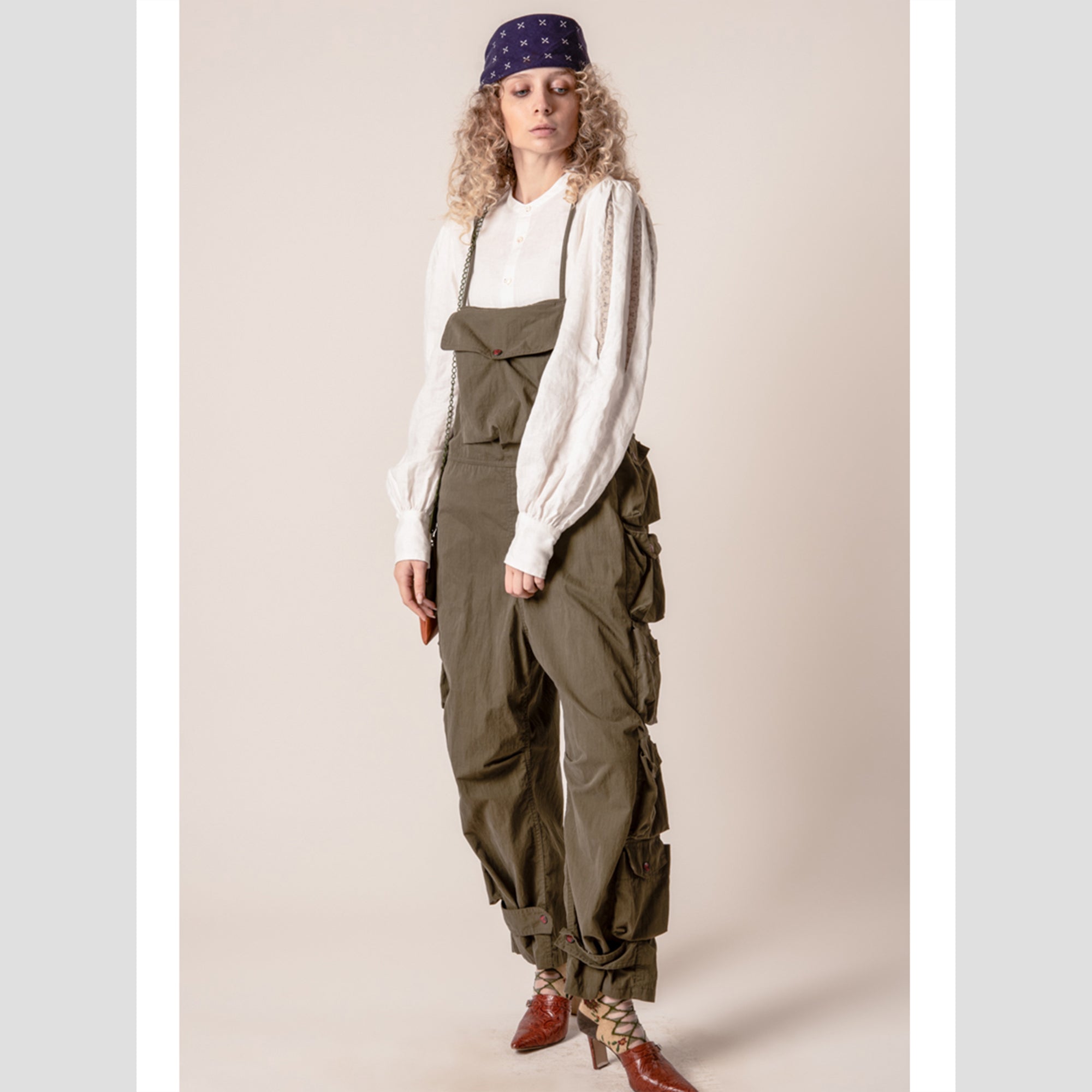 RIP STIOP CARGO OVERALL - OLIVE