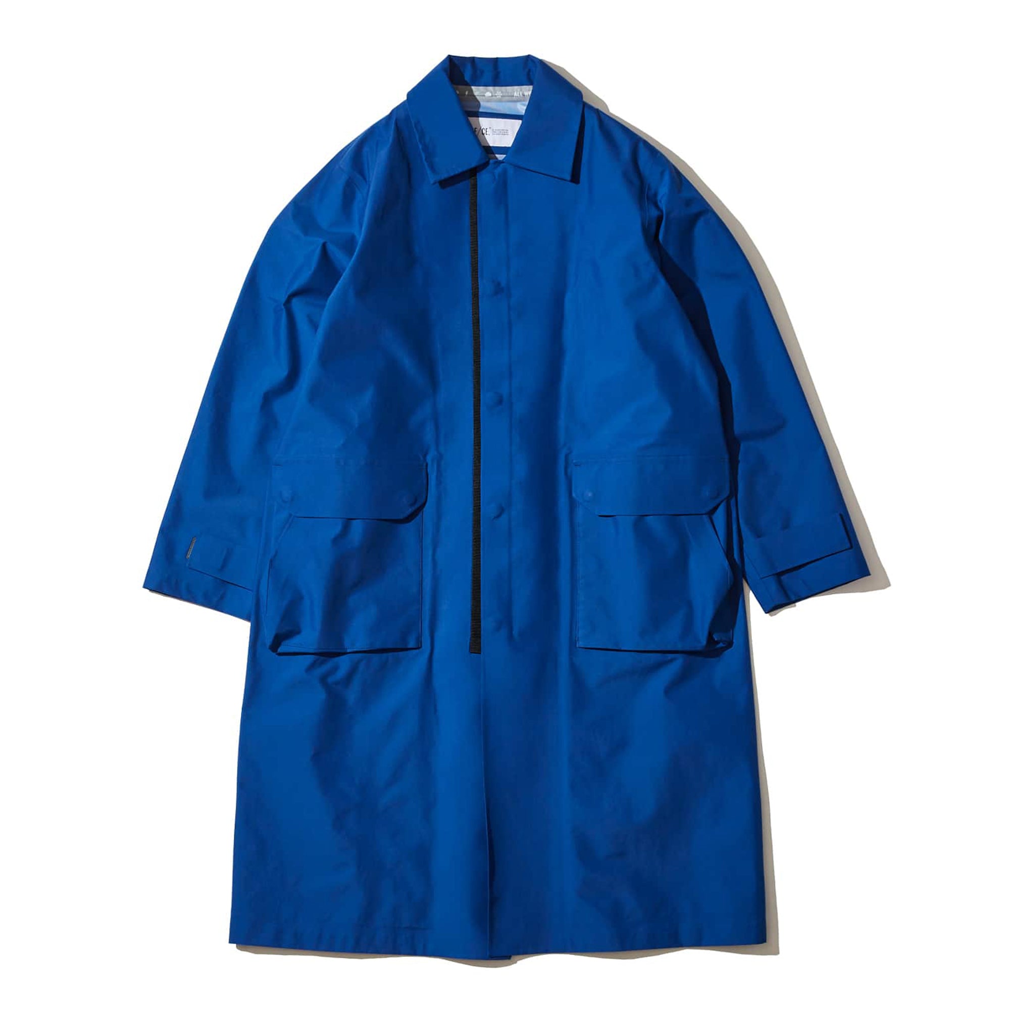 F/CE® - 3 LAYERED SEAM TAPE RAIN COAT - BLUE at Mannahatta NYC