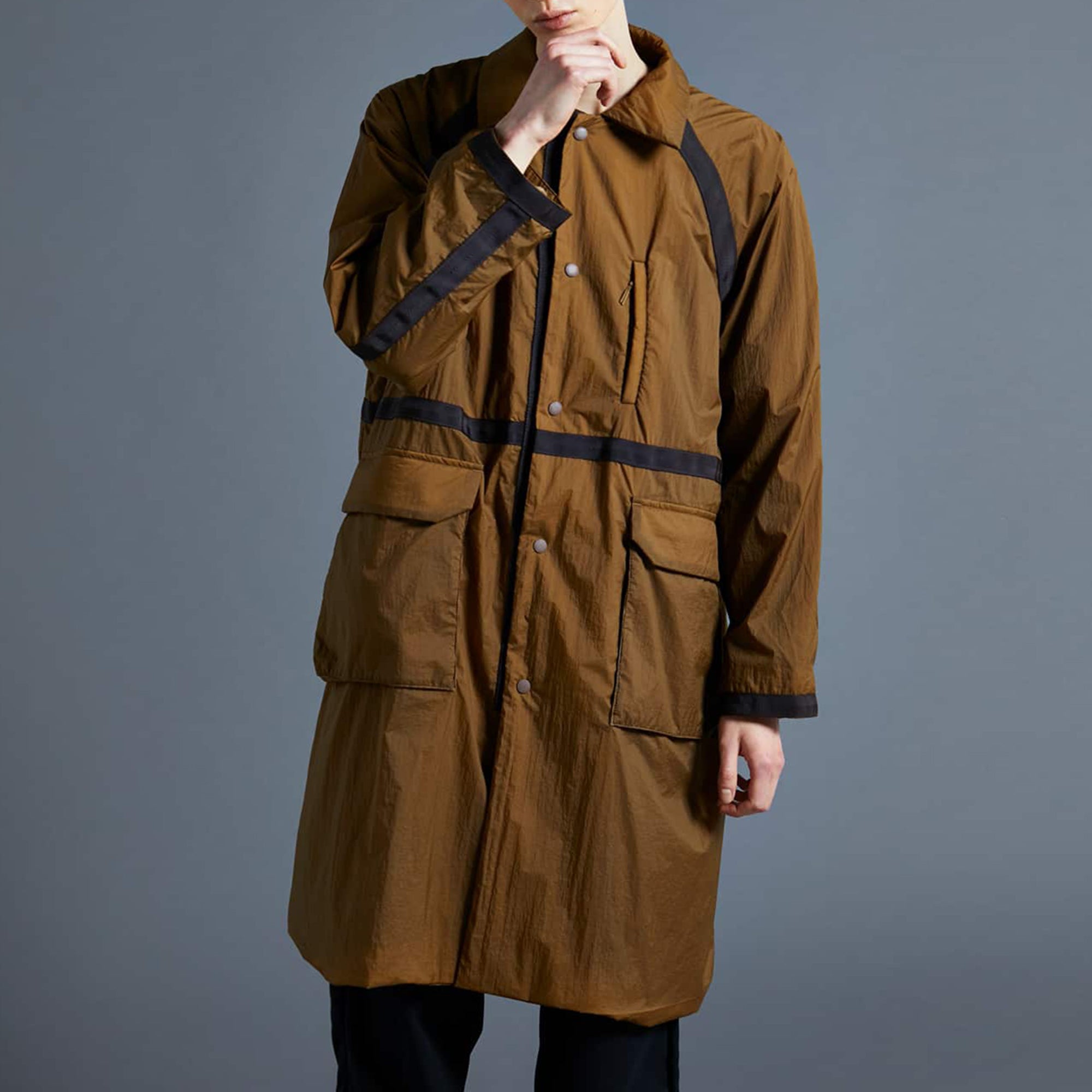 ECO NYLON WEATHER COAT - COYOTE