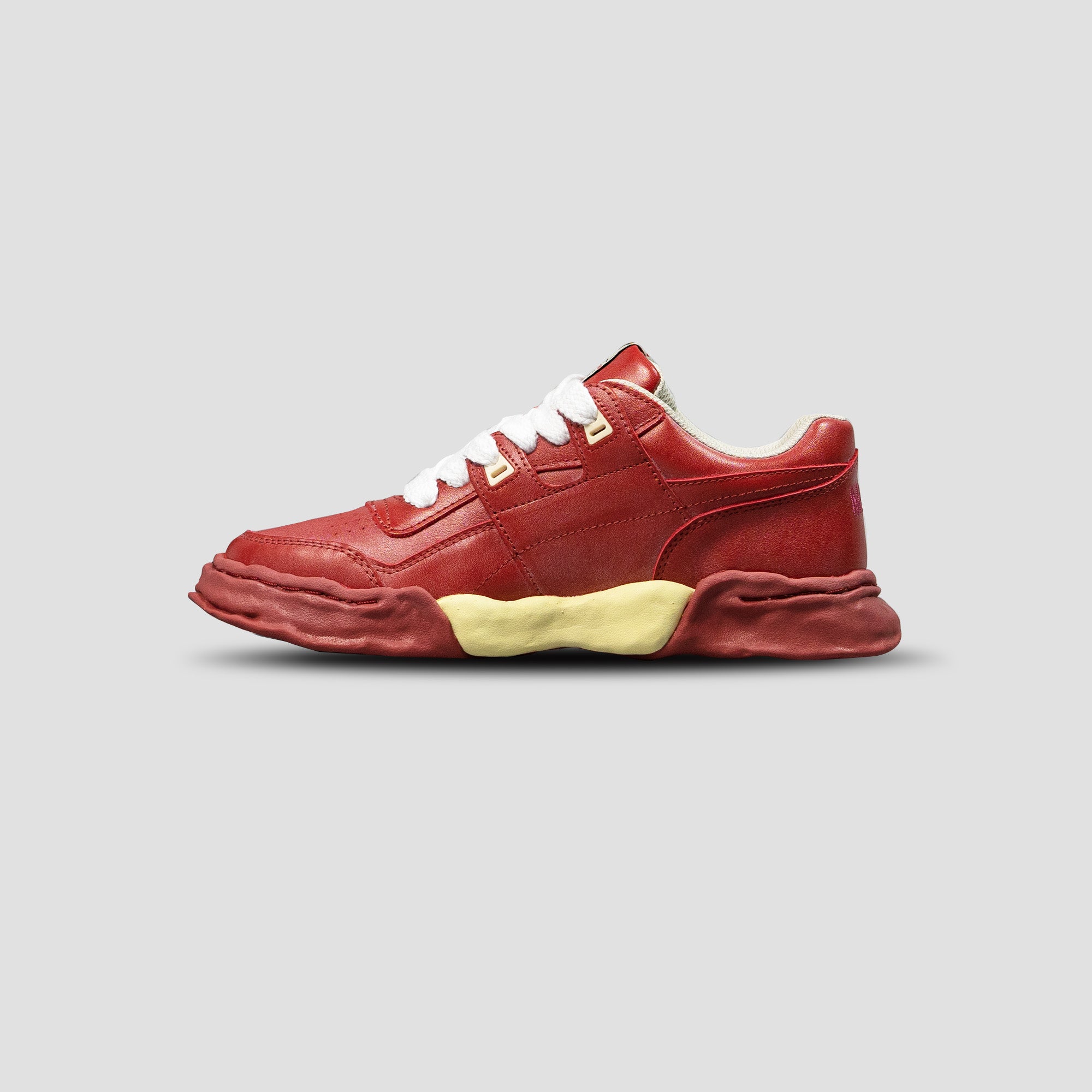 PARKER OG SOLE LOW-TOP PARAFFIN LEATHER SNEAKERS