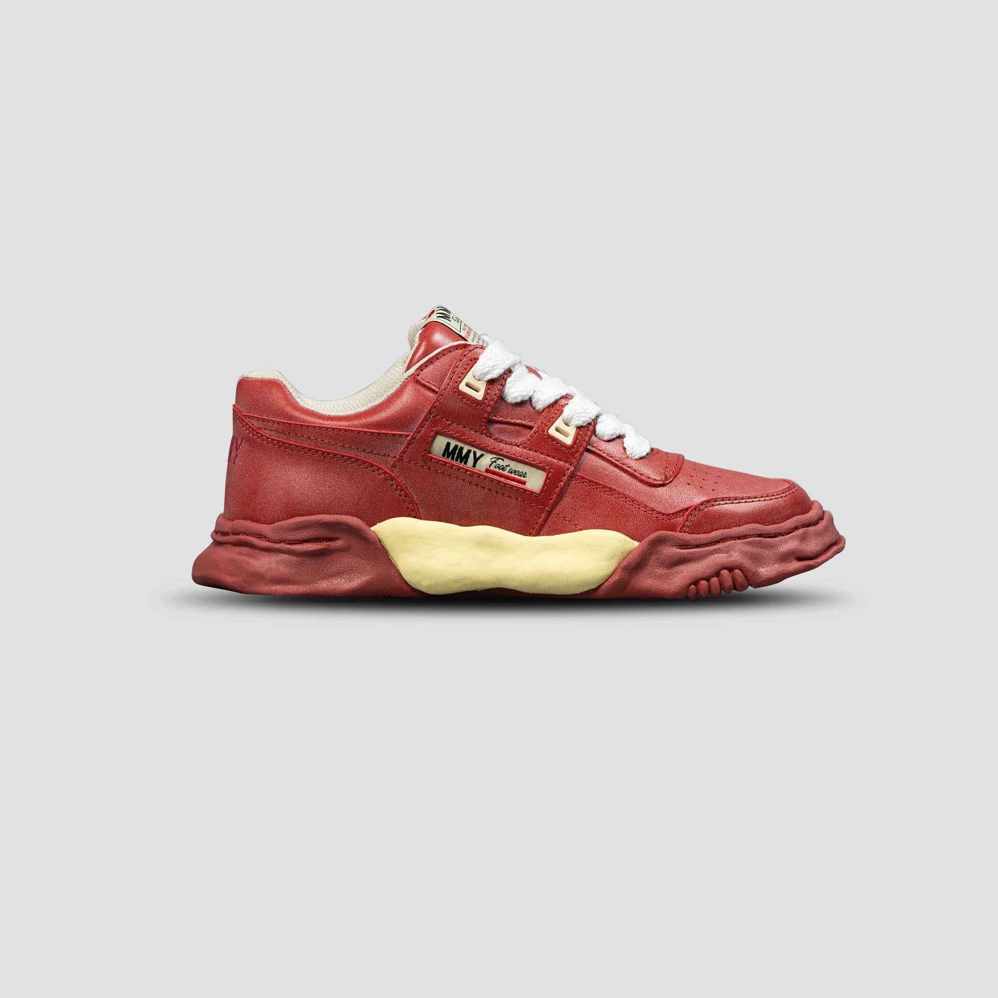 PARKER OG SOLE LOW-TOP PARAFFIN LEATHER SNEAKERS