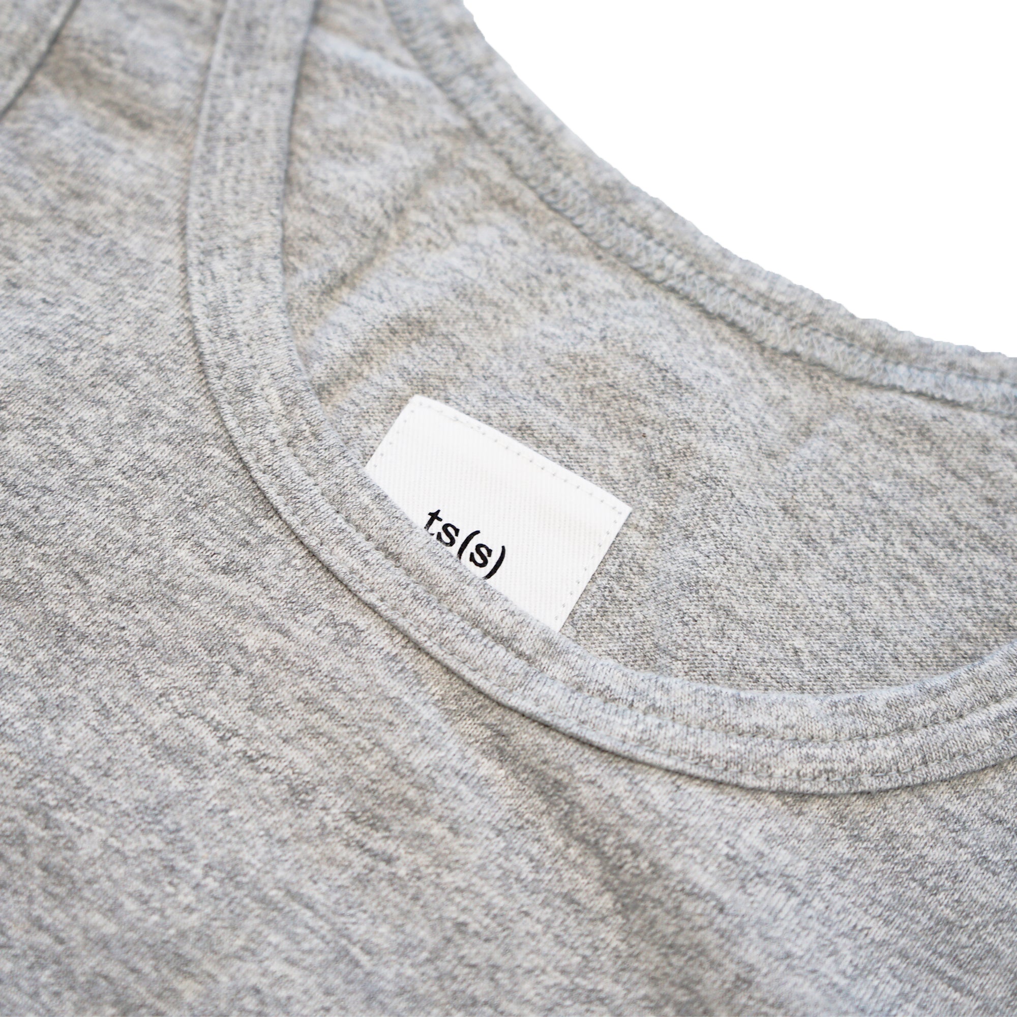 COTTON/RAYON JERSEY TANK TOP - GRAY