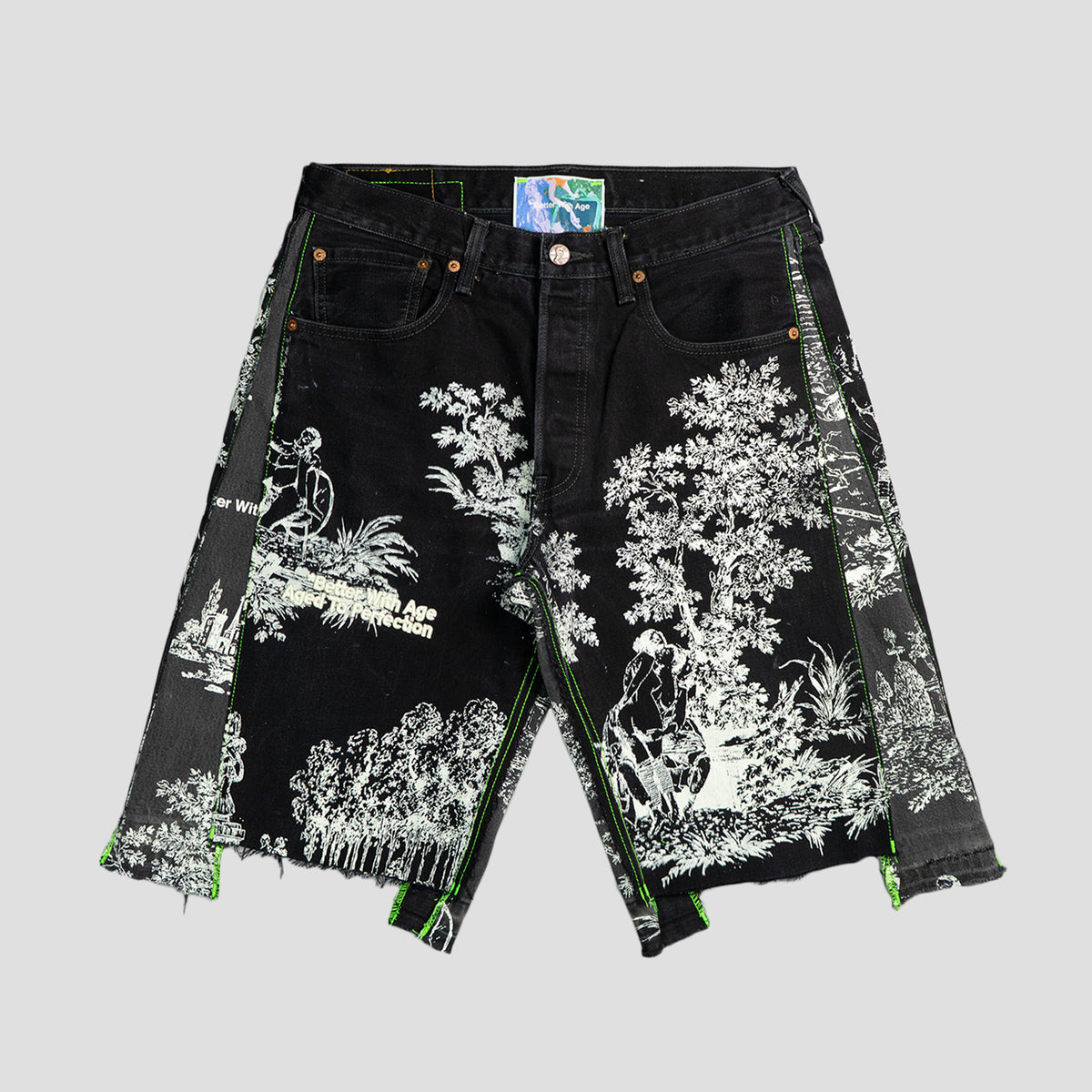 TERESA DOUBLE-WIDE DENIM SHORTS