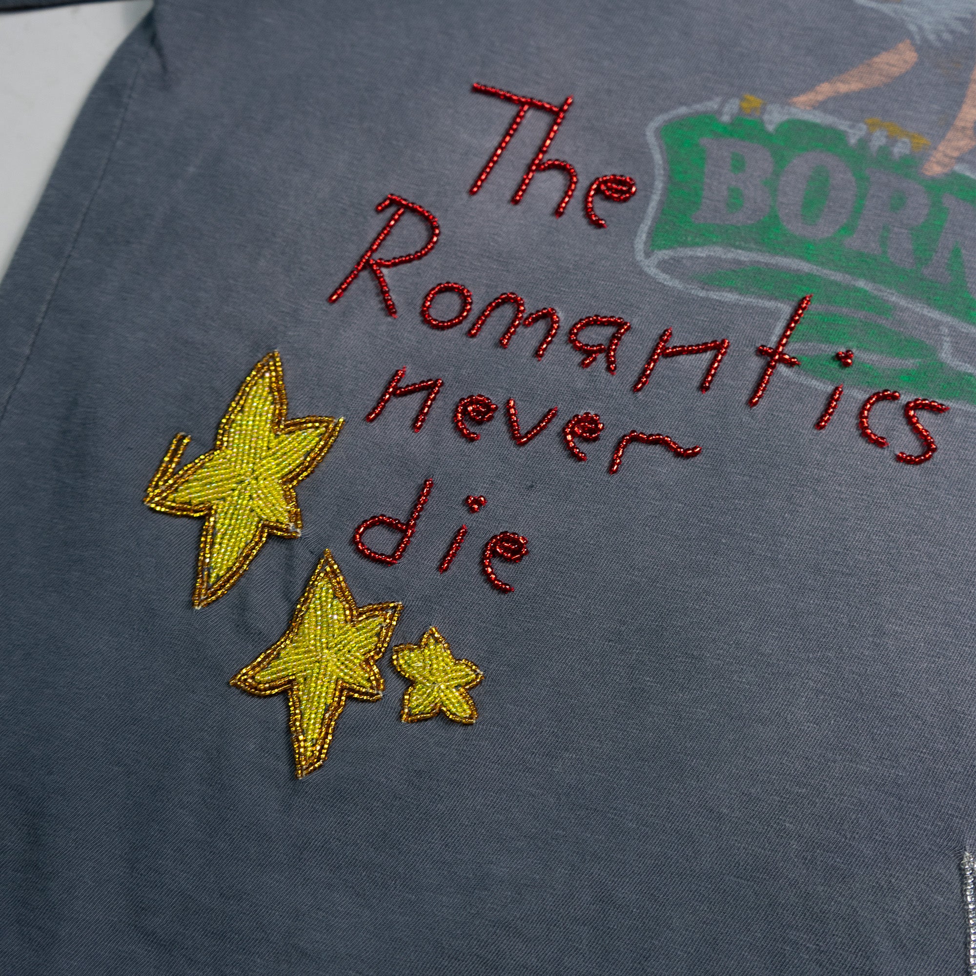 THE ROMANTICS BEADED T-SHIRT