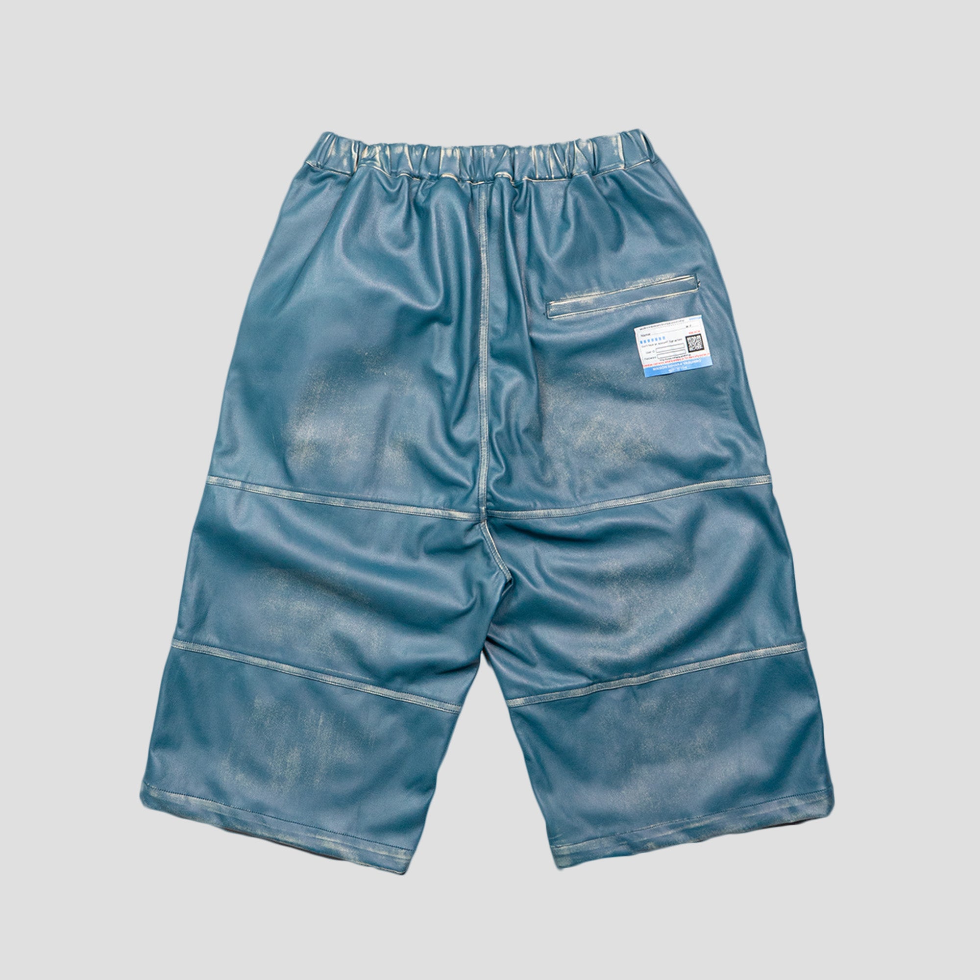 SYNTHETIC LEATHER SHORTS