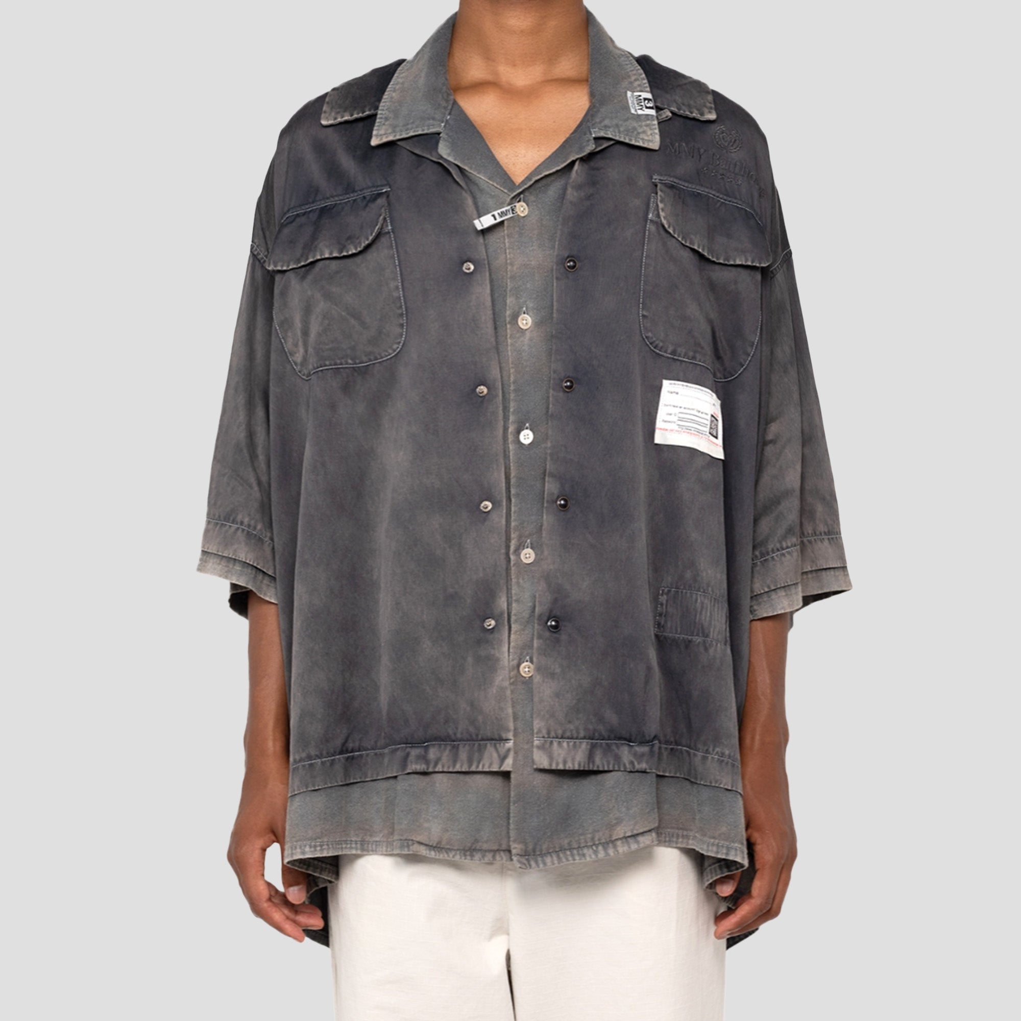 DOUBLE LAYERED S/S SHIRT