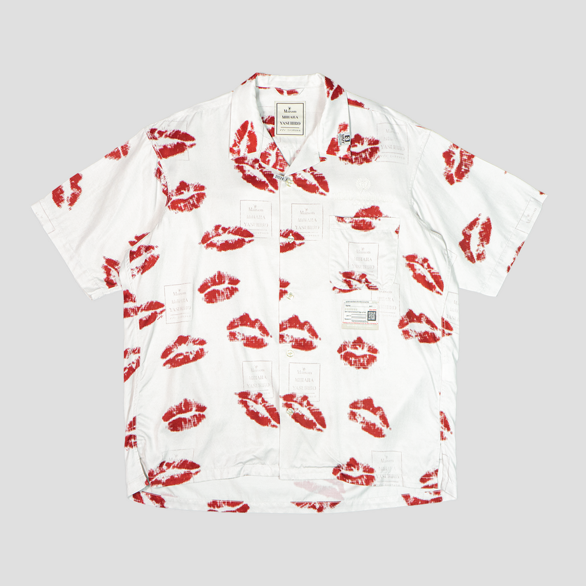 MIHARA YASUHIRO - KISS PRINTED S/S SHIRT