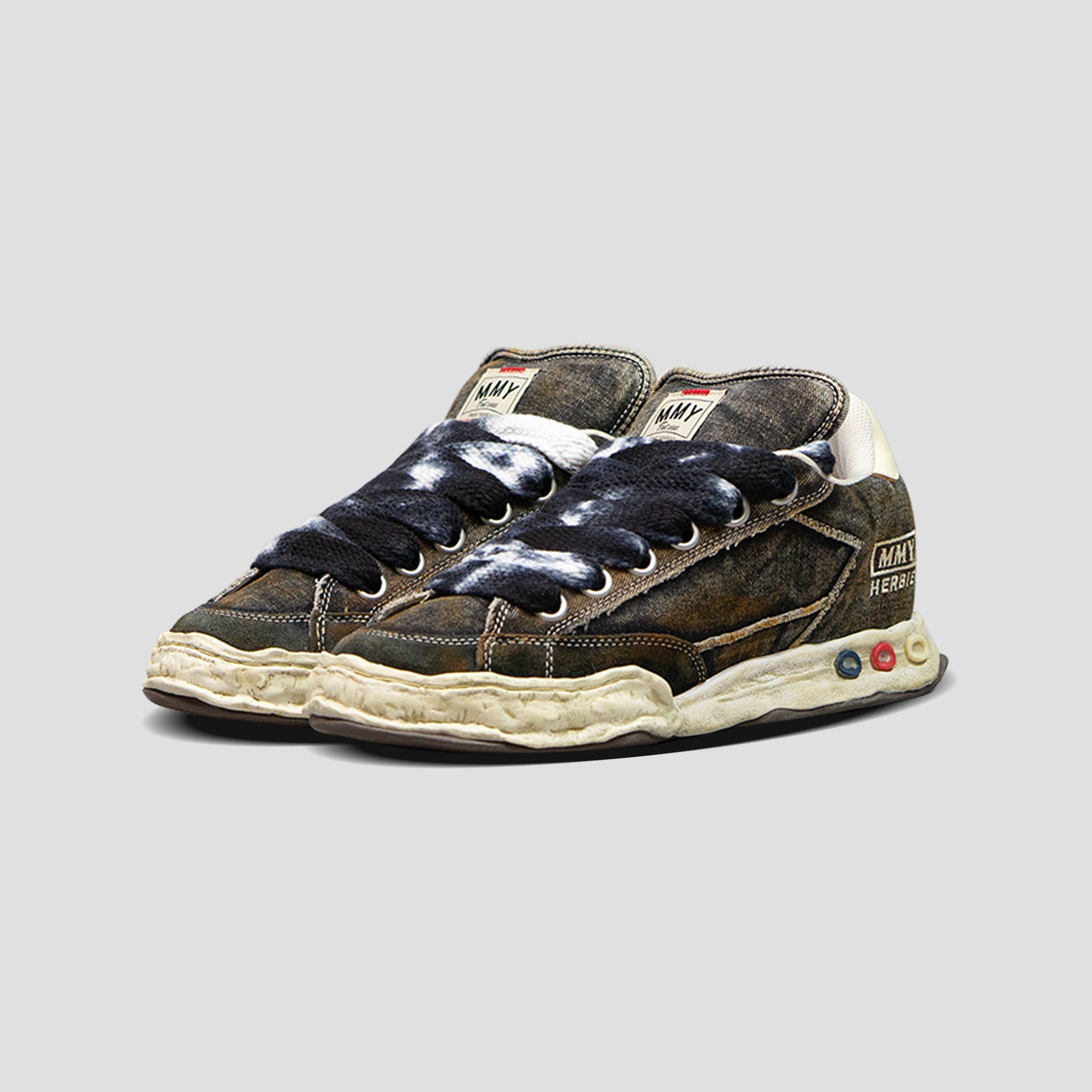 HERBIE OG SOLE WASHED DENIM LOW-TOP SNEAKER