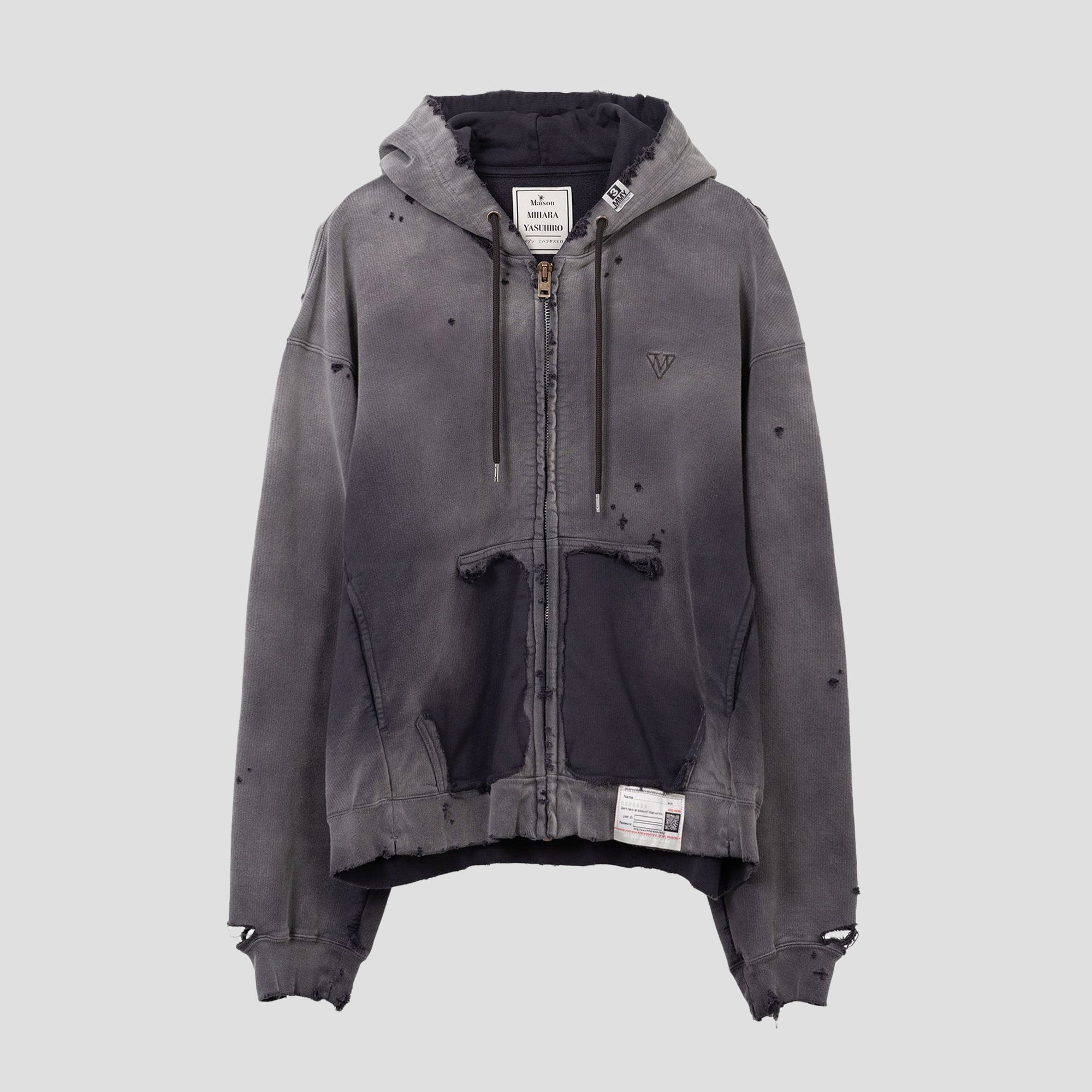 SUN FADED ZIP-UP HOODIE