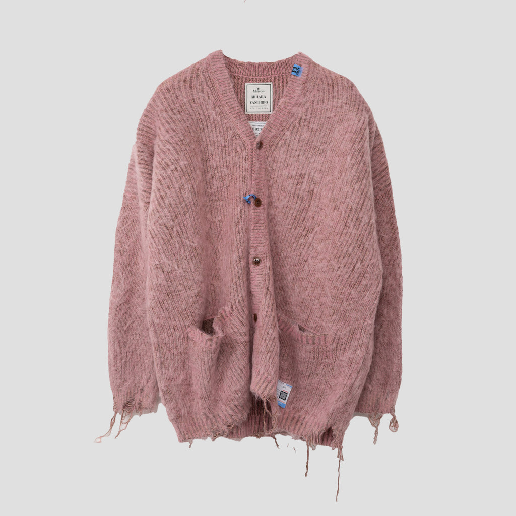 MIHARA YASUHIRO - MOHAIR KNIT CARDIGAN