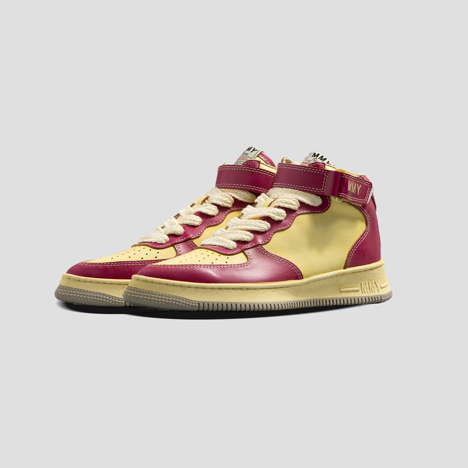 ROSY OG SOLE MID-TOP LEATHER SNEAKERS