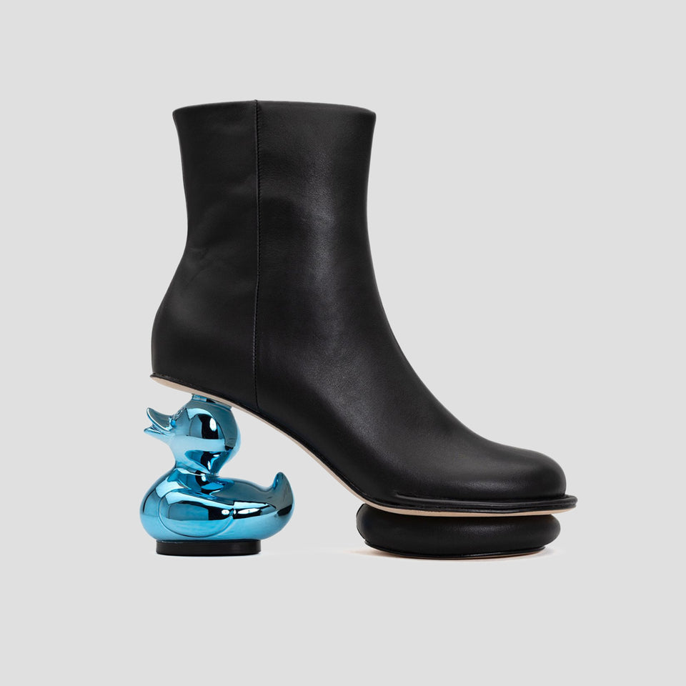 DUCK HEEL BOOTS