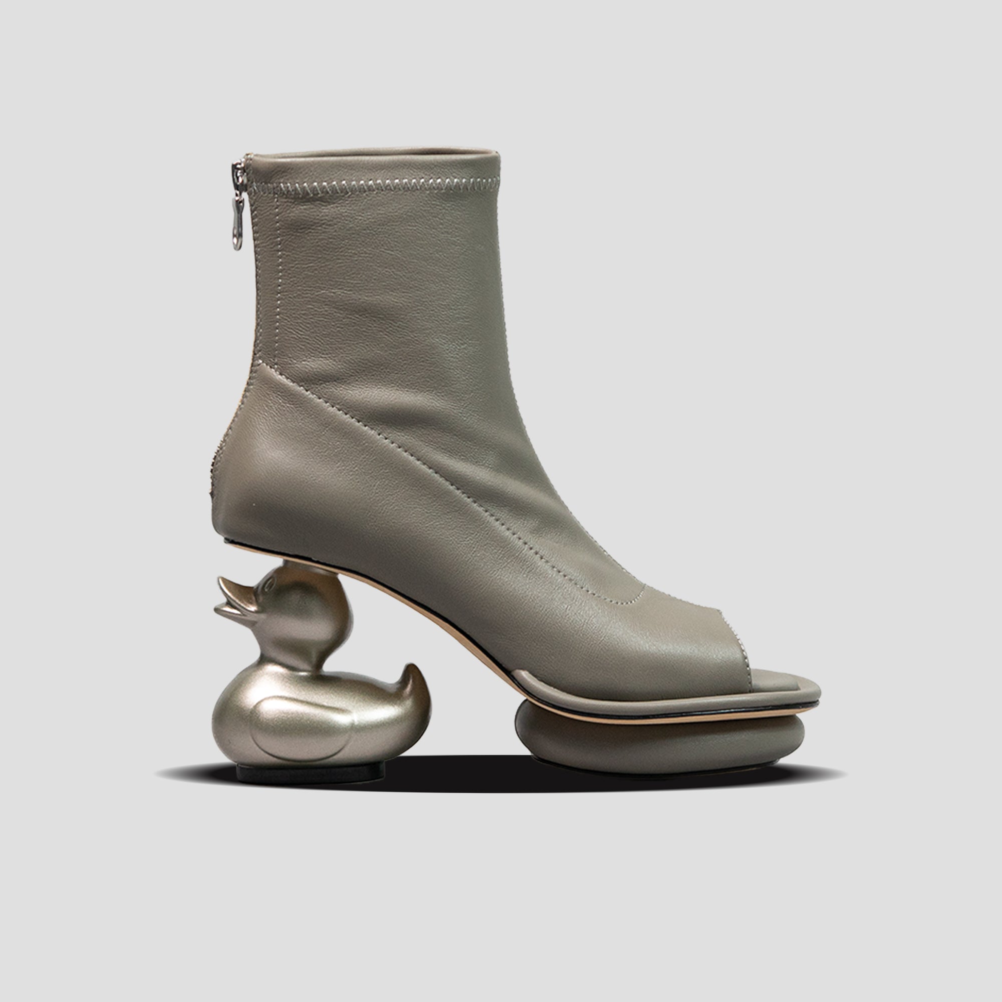 DUCK HEEL BOOTS