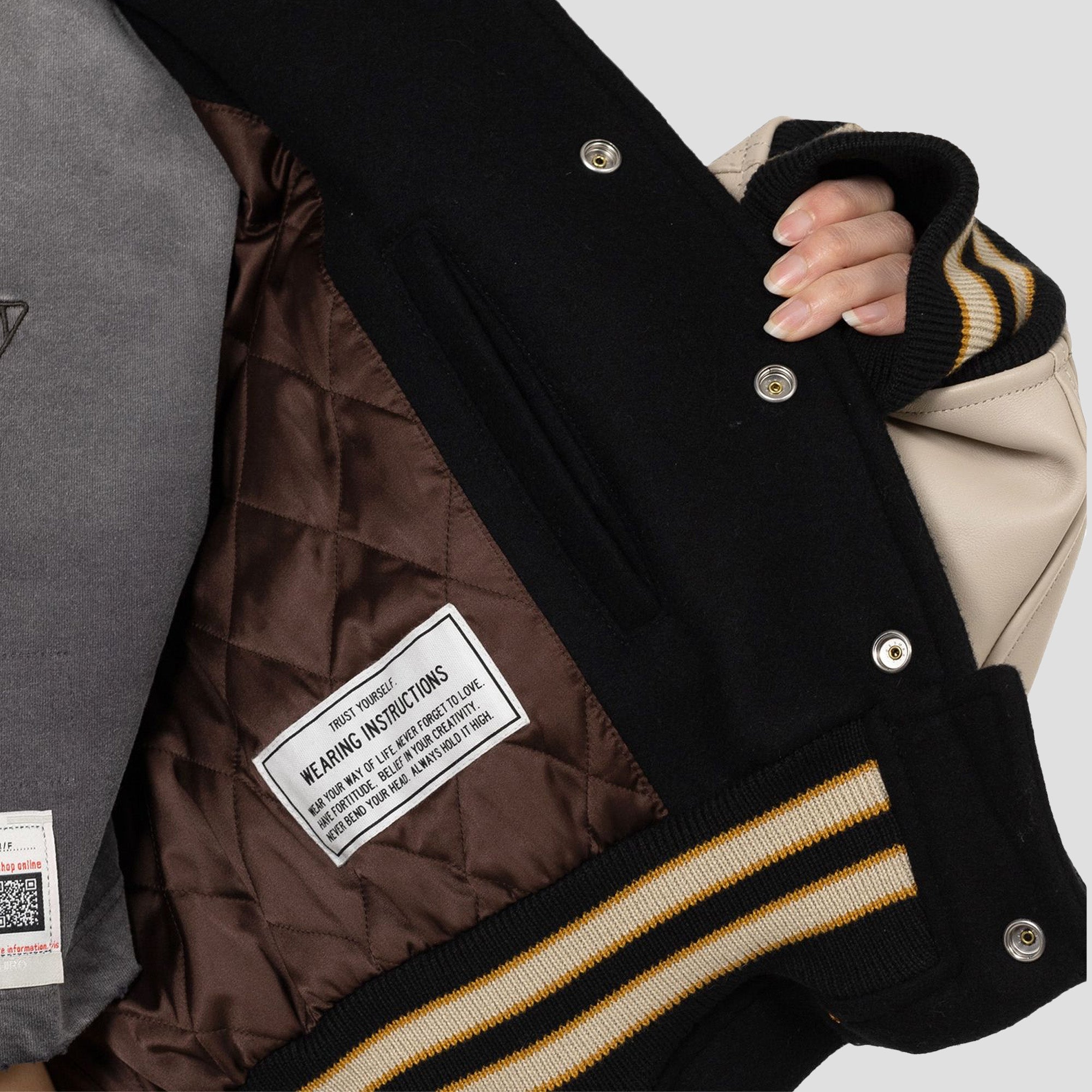 ROLL-UP HEM STADIUM JUMPER