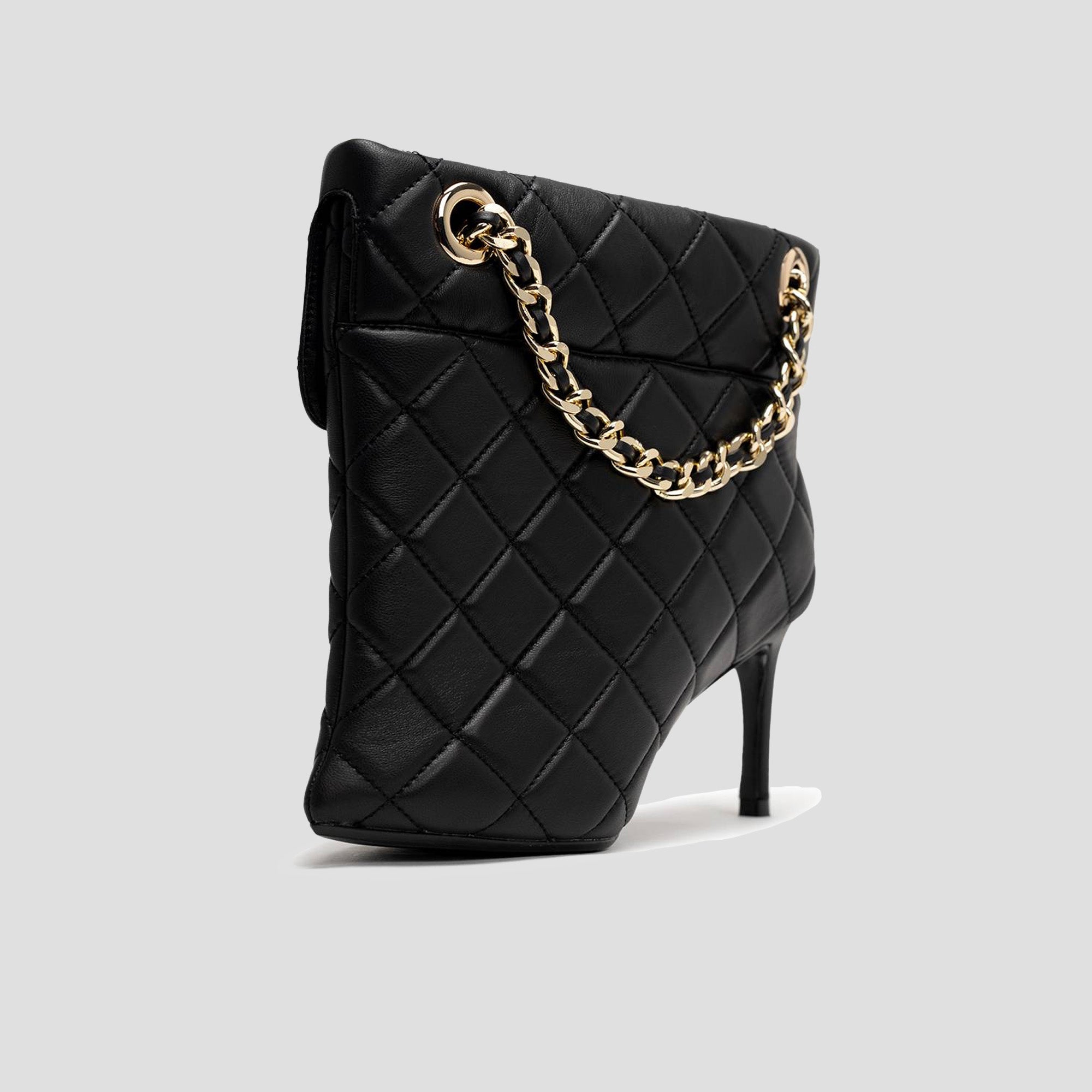 QUILTED BAG BOOTS