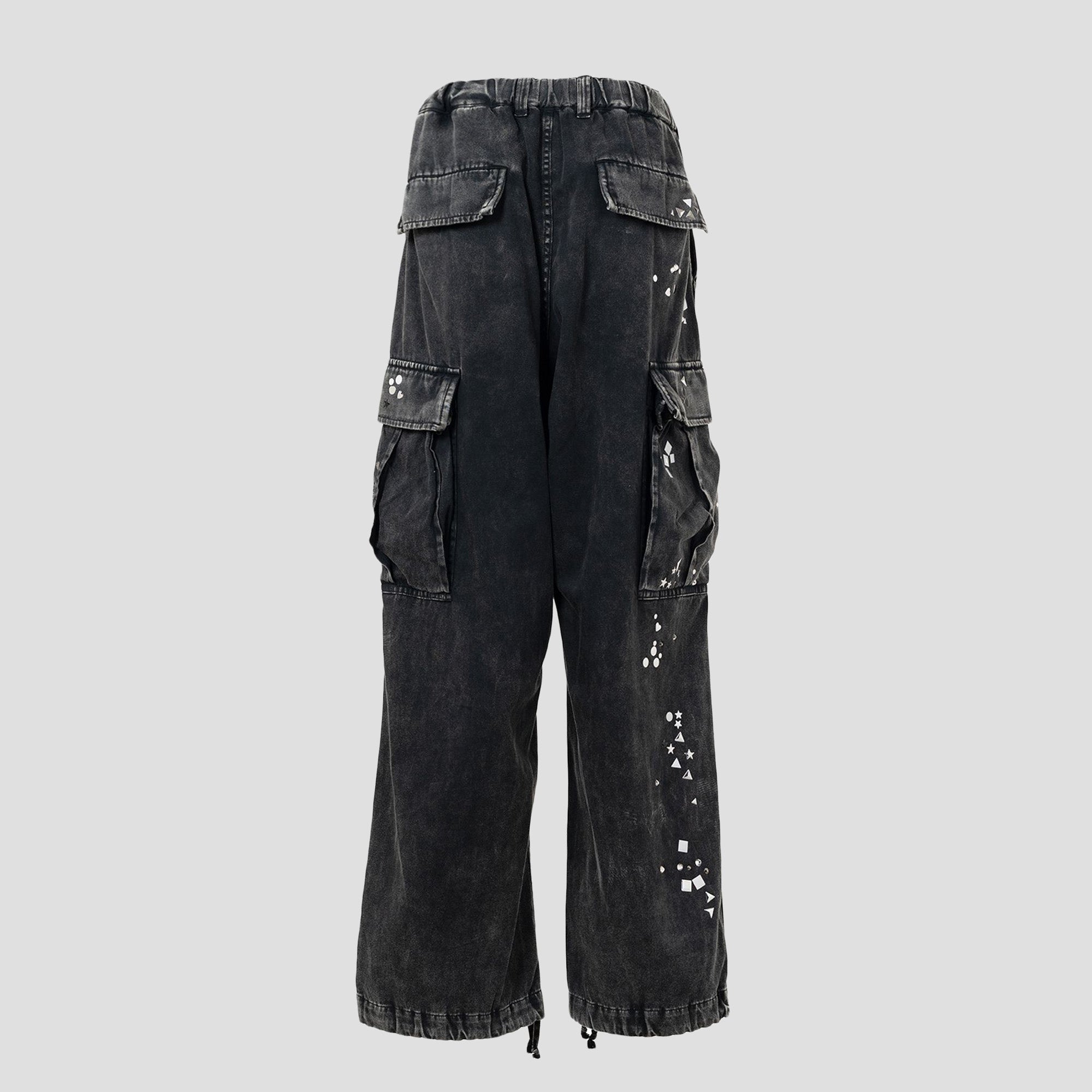 EMBELLISHED MILITARY PANTS