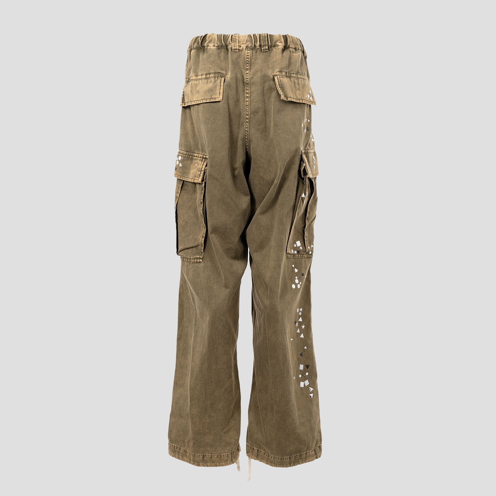 EMBELLISHED MILITARY PANTS