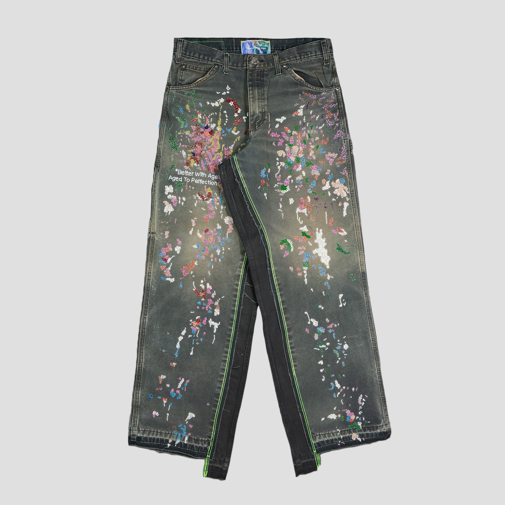 PAINTER’S DOUBLE-WIDE HAND-BEADED WORK PANTS