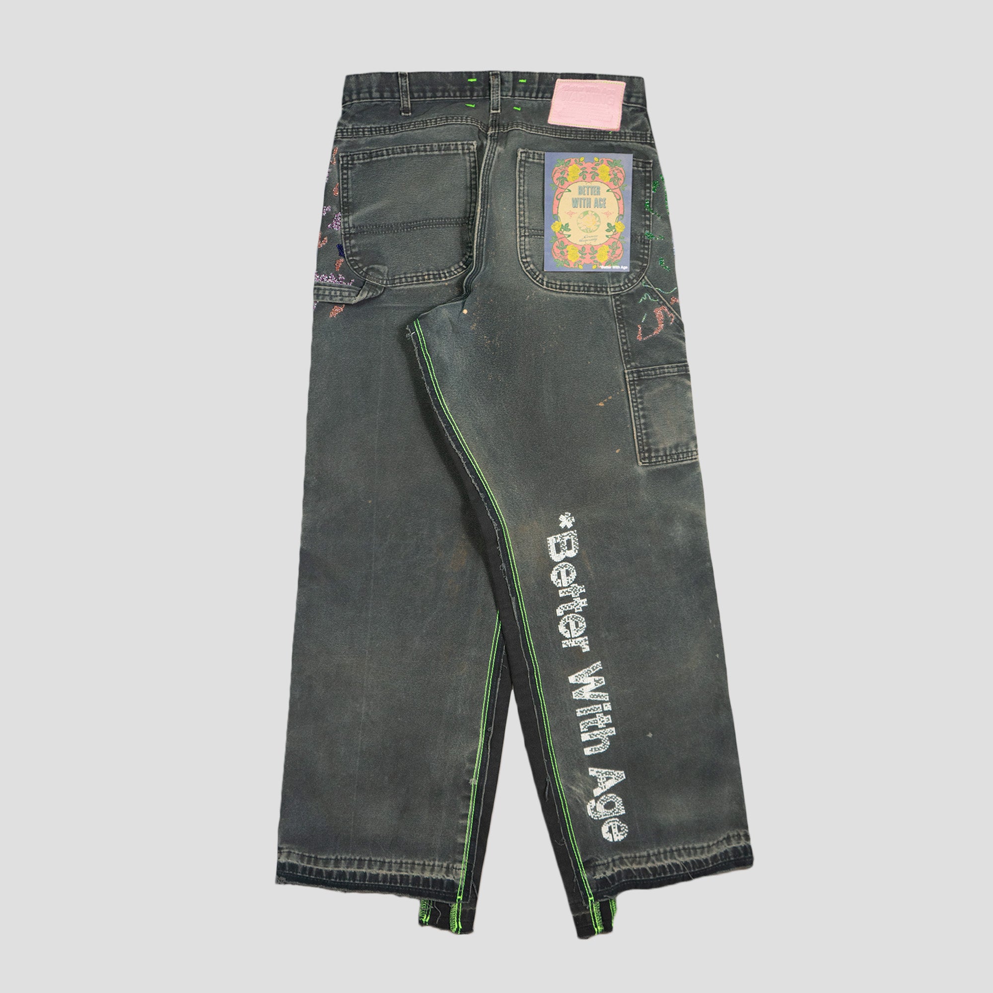 PAINTER’S DOUBLE-WIDE HAND-BEADED WORK PANTS
