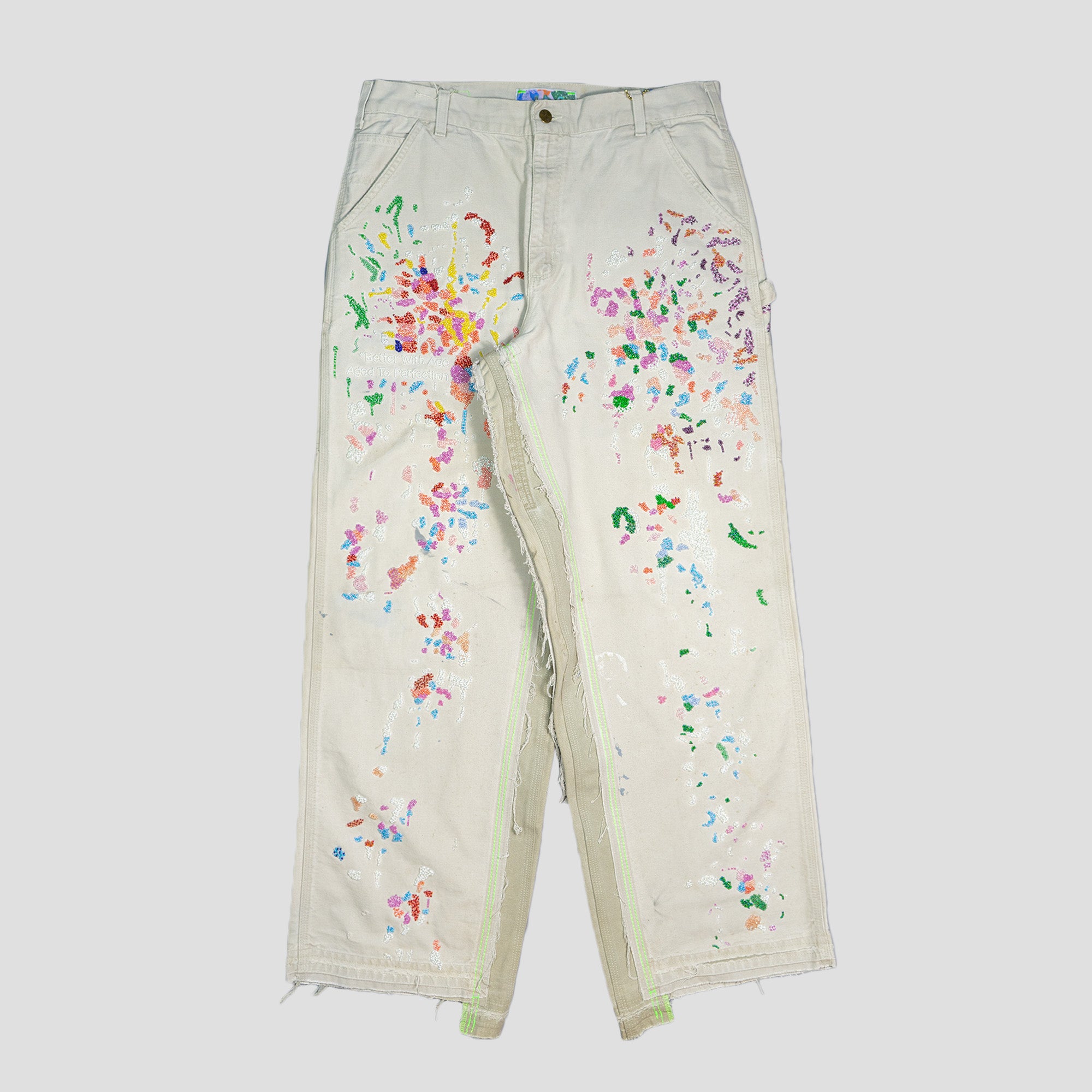 PAINTER’S DOUBLE-WIDE HAND-BEADED WORK PANTS