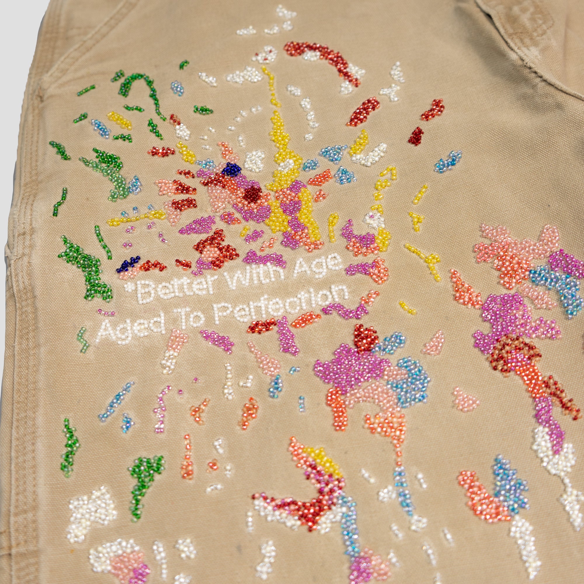 PAINTER’S DOUBLE-WIDE HAND-BEADED WORK PANTS