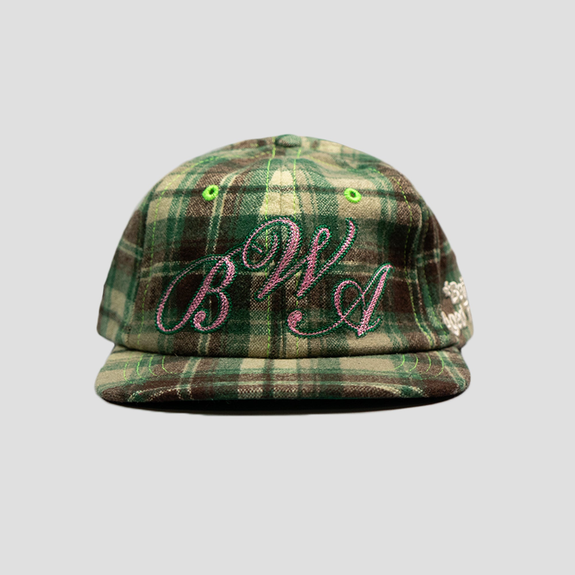 DELIQUENT RECONSTRUCTED PLAID HAT