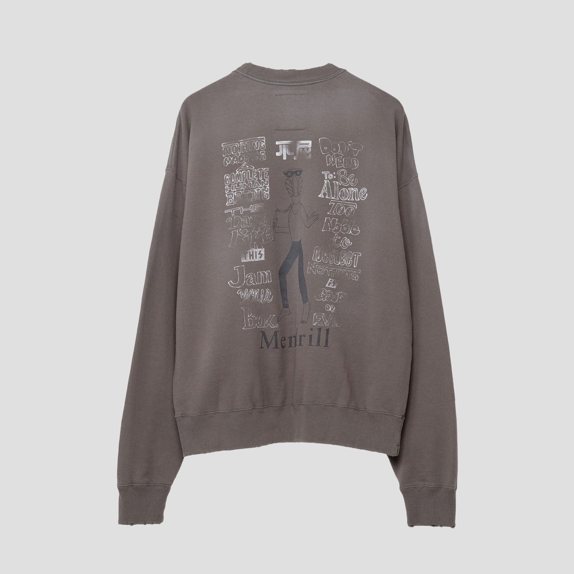 MANDRILL DISTRESSED PULLOVER