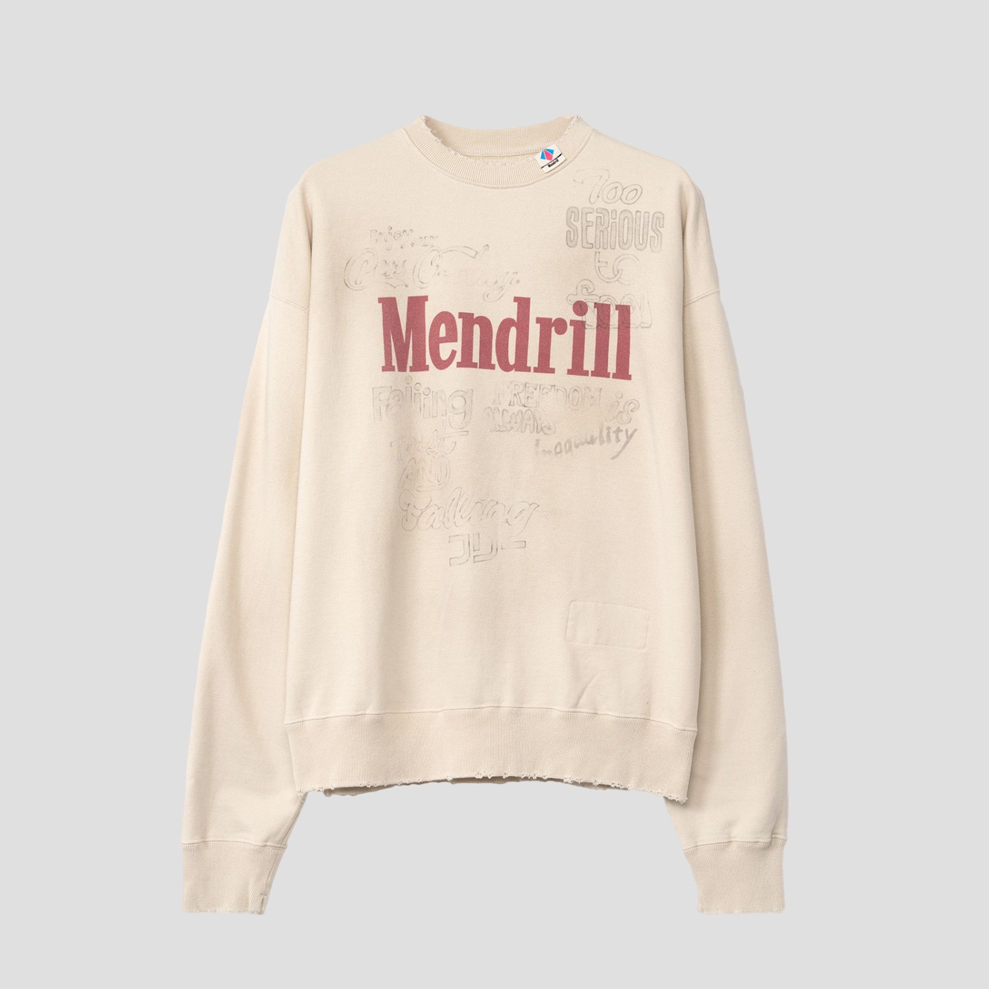 MANDRILL DISTRESSED PULLOVER