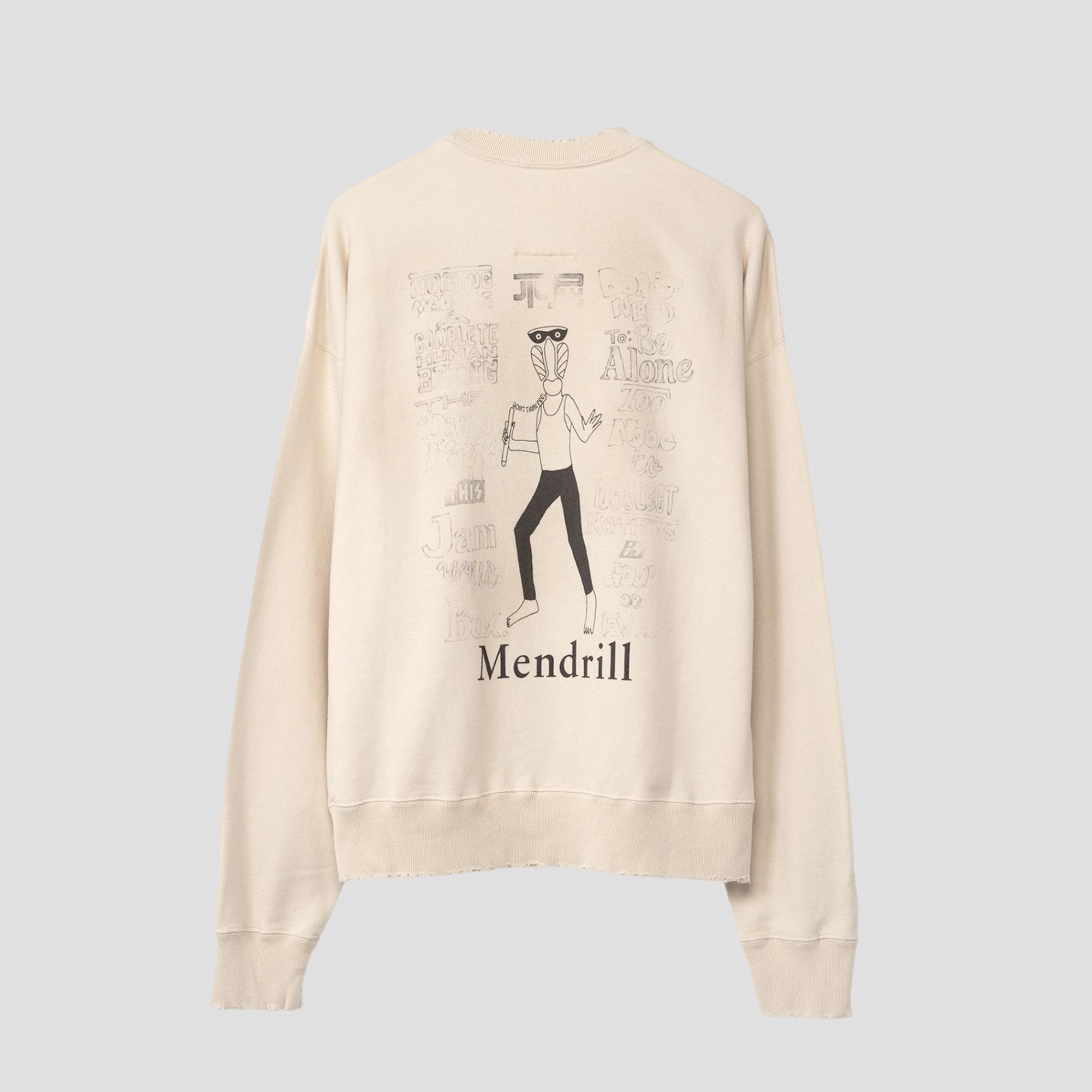 MANDRILL DISTRESSED PULLOVER