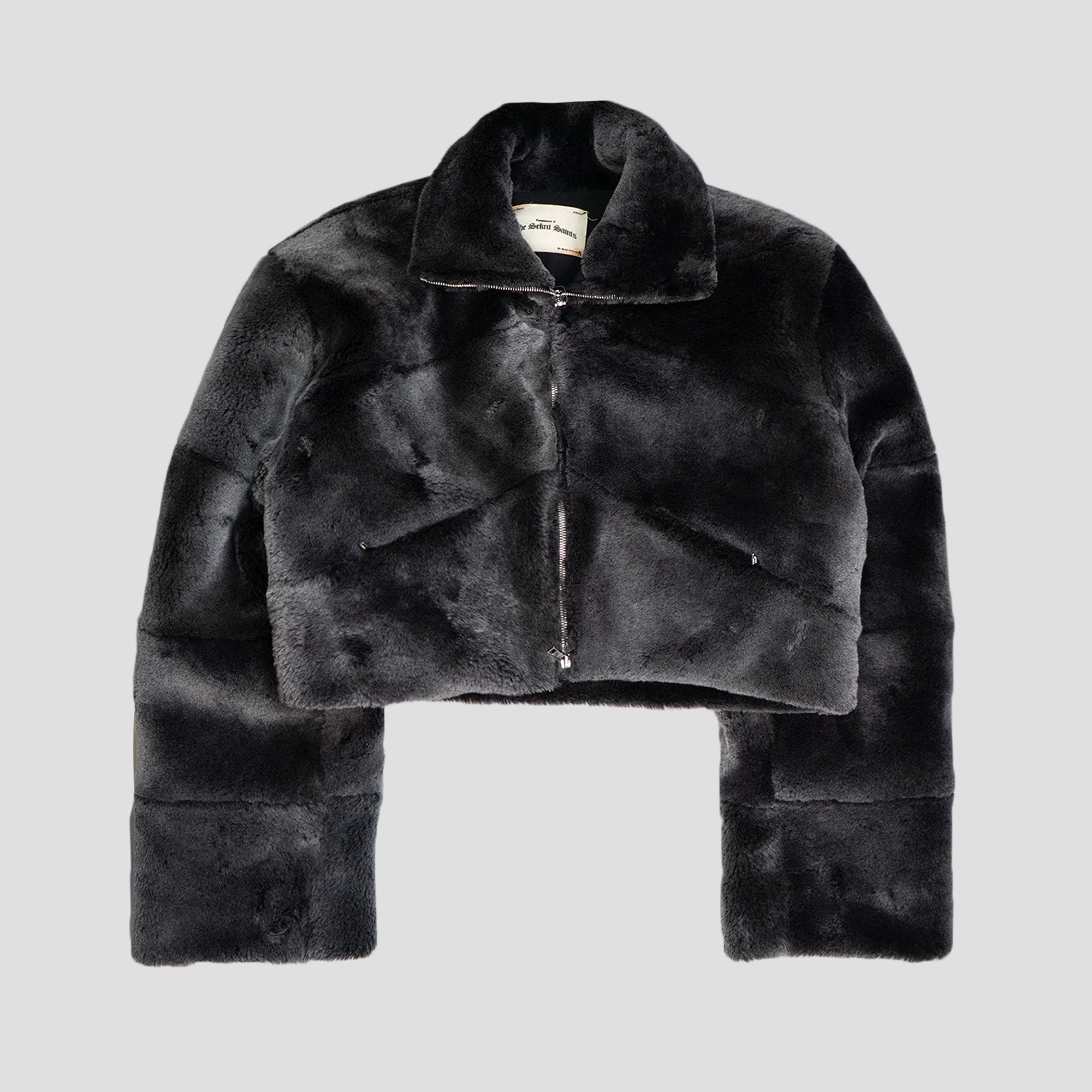 CROPPED FUR PUFFER
