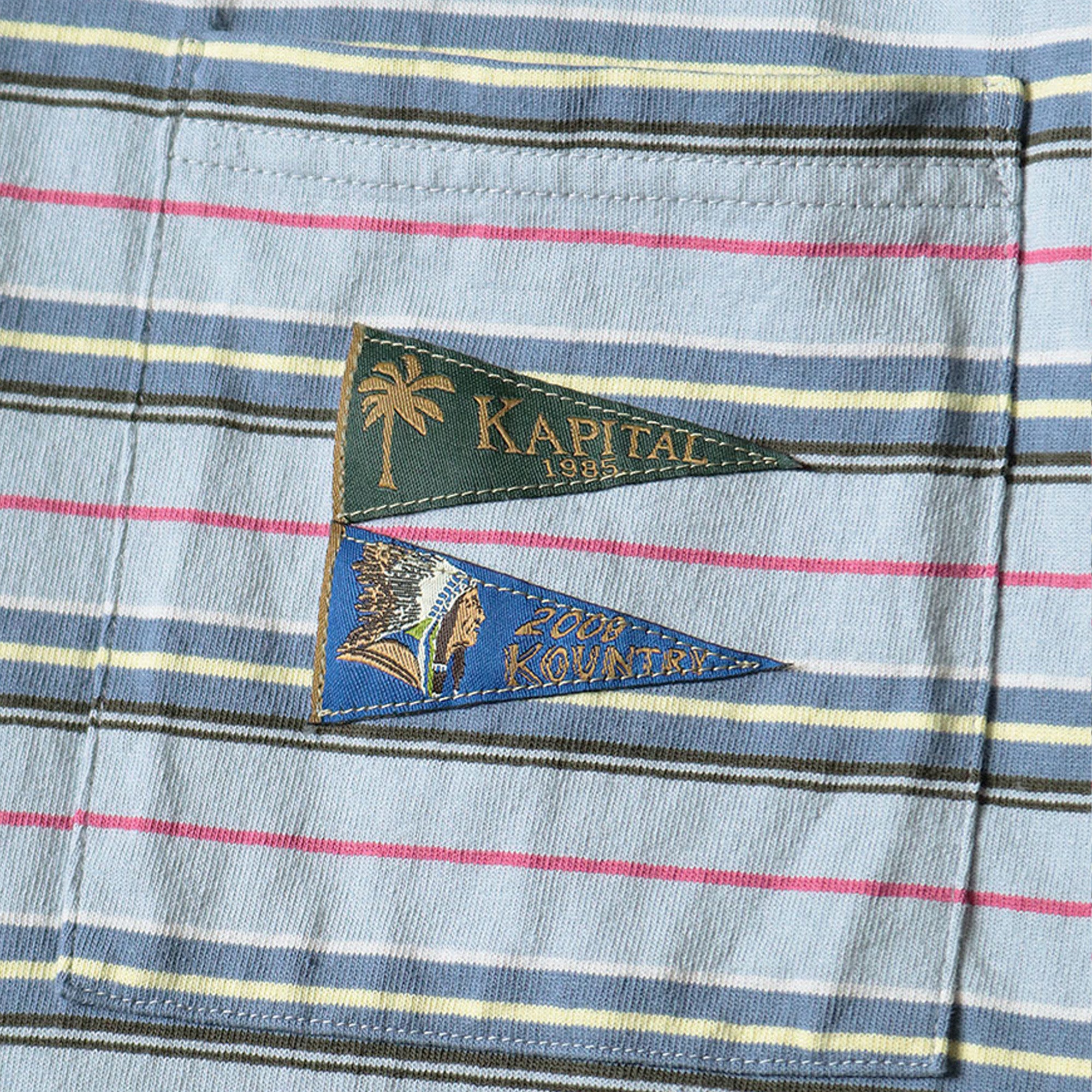 STRIPE JERSEY PENNANT T-SHIRTS