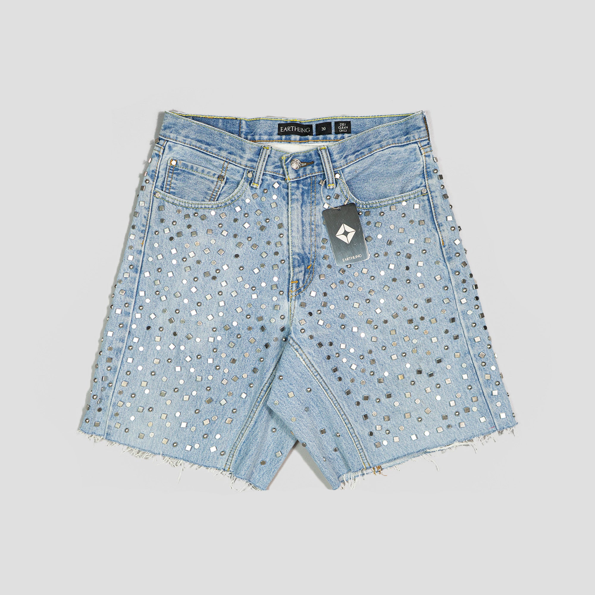 SPARK PLUNG DENIM SHORTS