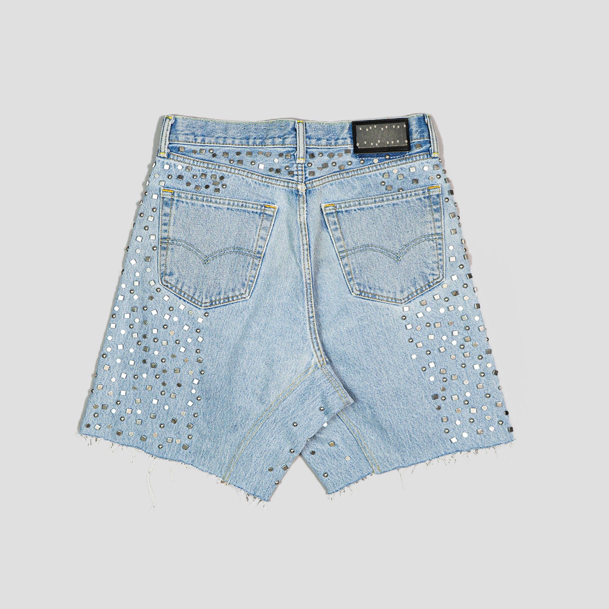 SPARK PLUNG DENIM SHORTS