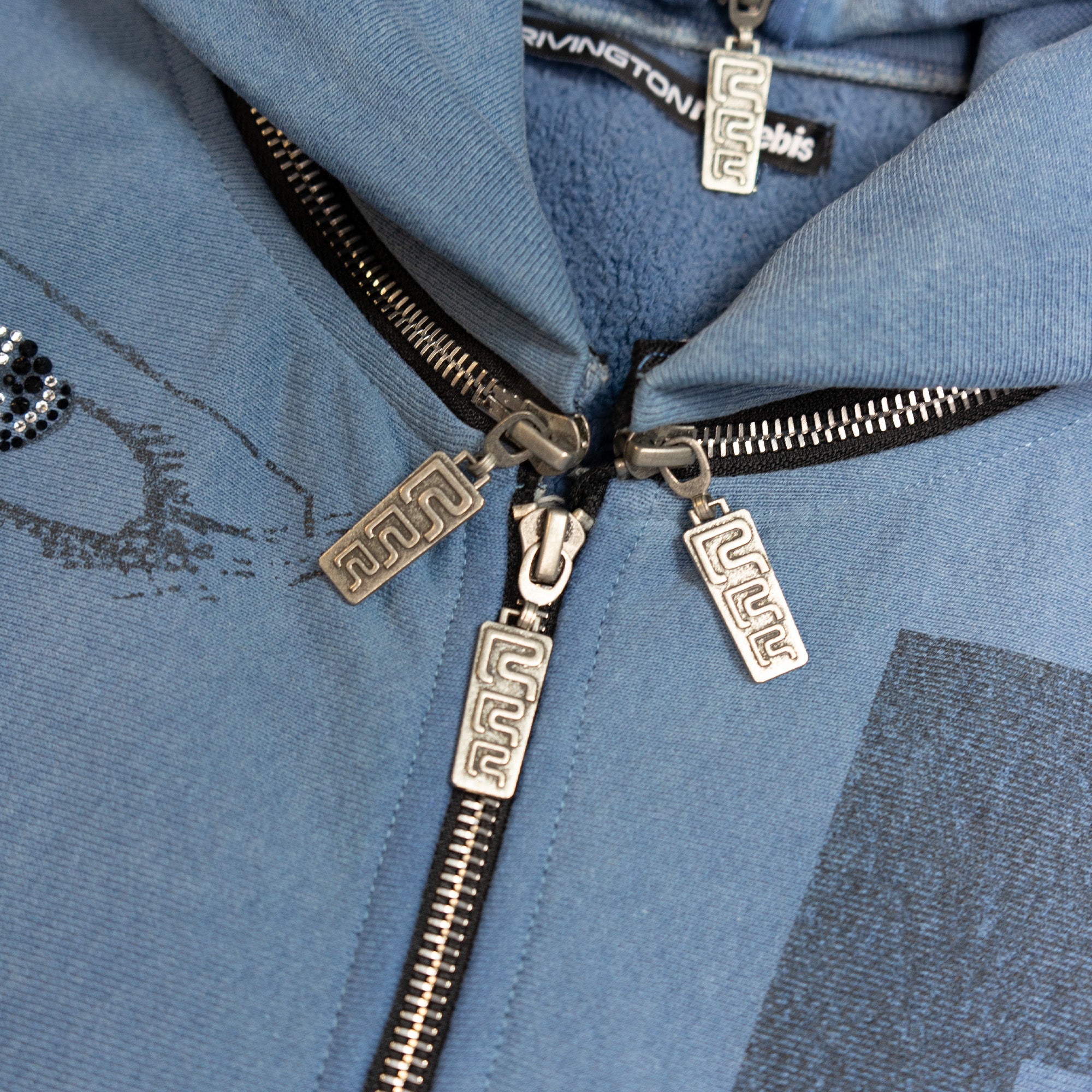 EYES WIDE OPEN ROSE ZIP HOODIE