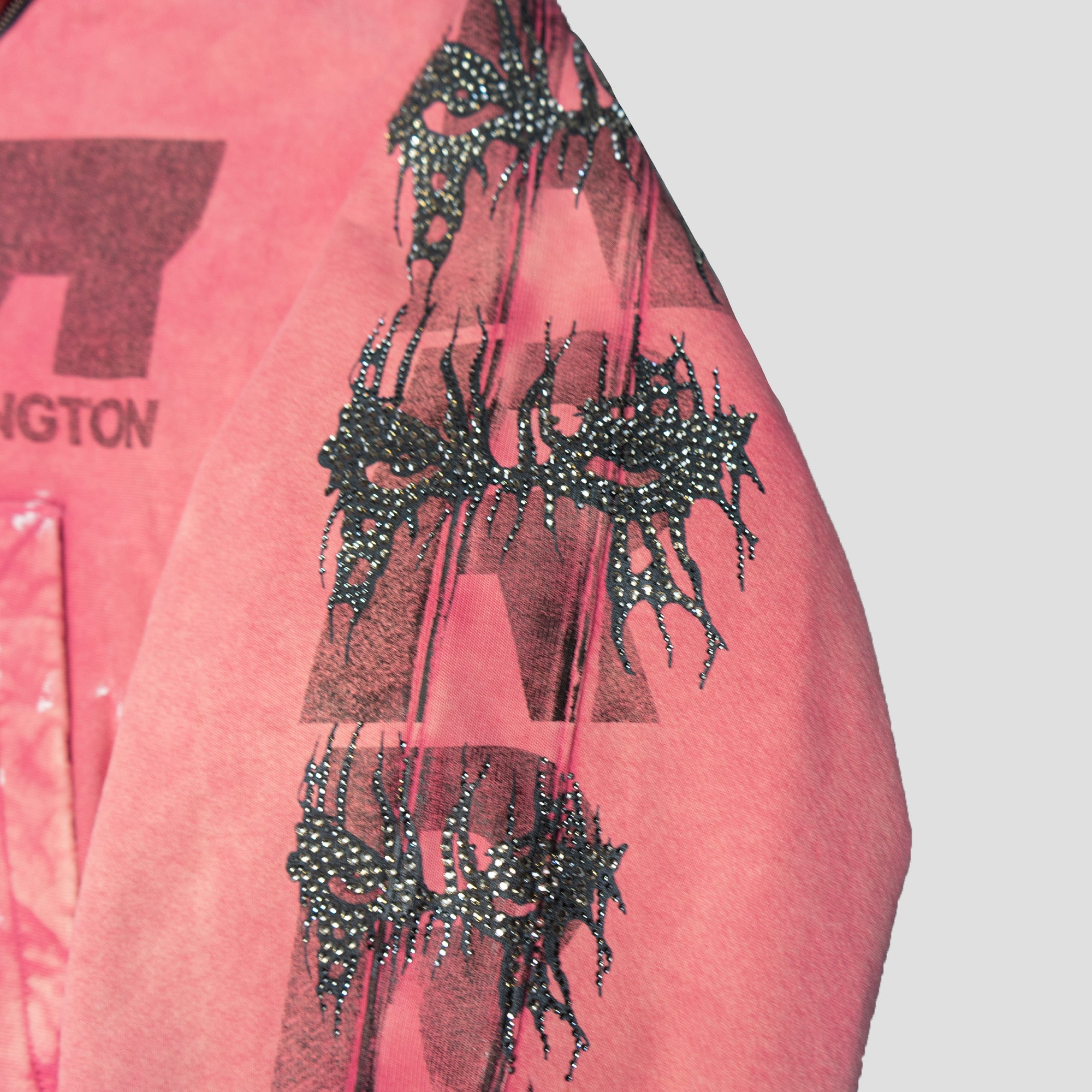 EYES WIDE OPEN ROSE ZIP HOODIE