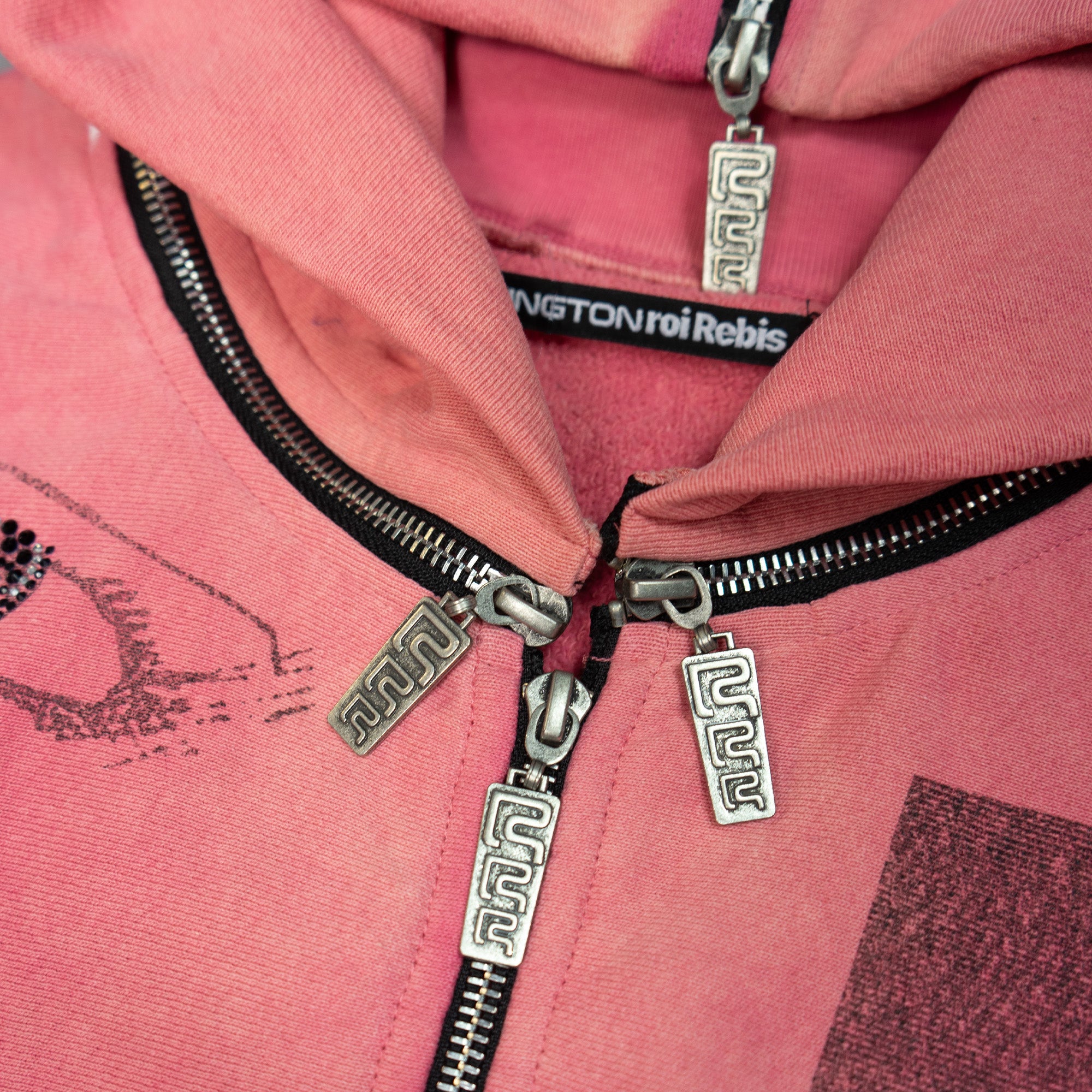 EYES WIDE OPEN ROSE ZIP HOODIE