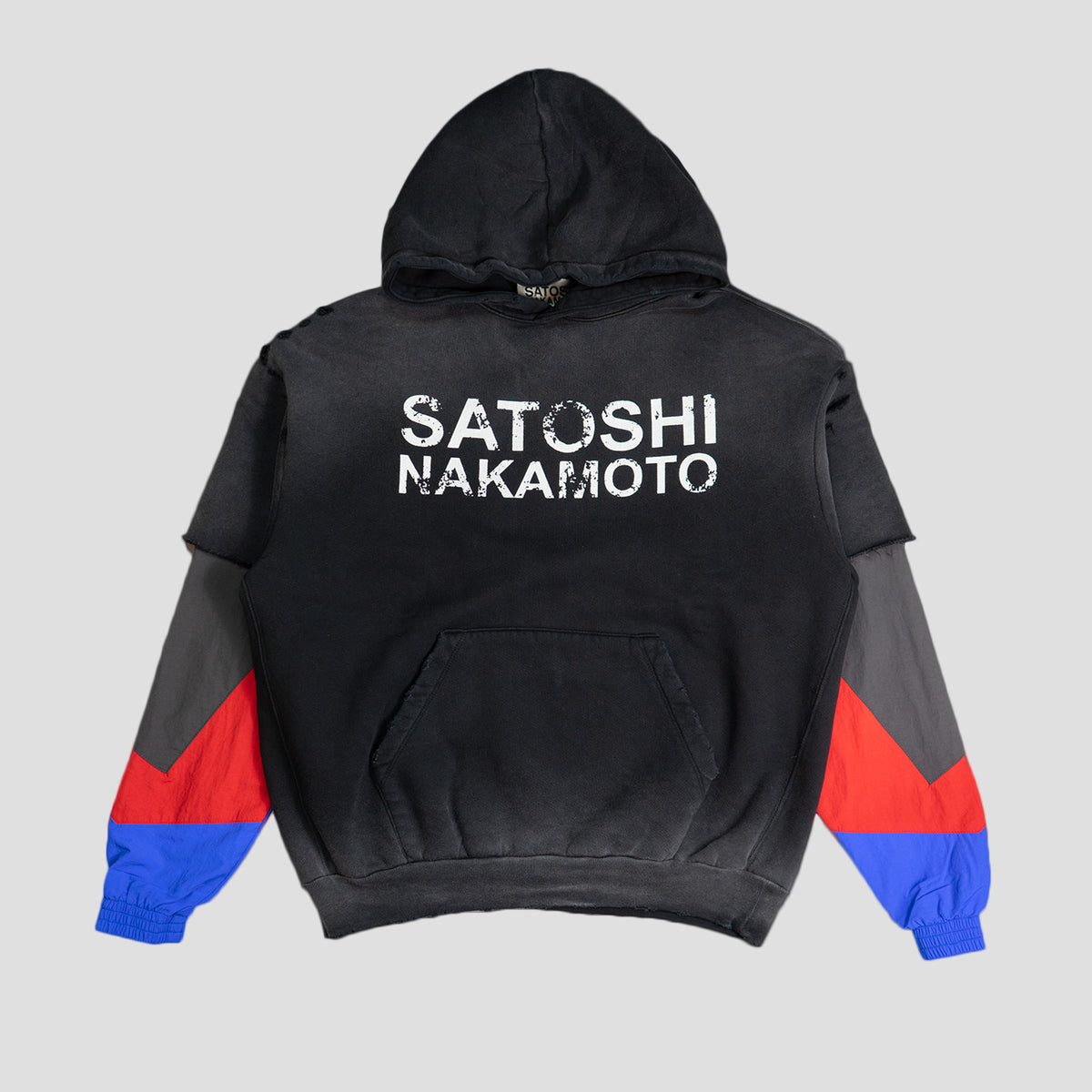 FLYNN NYLON SLEEVE HOODIE
