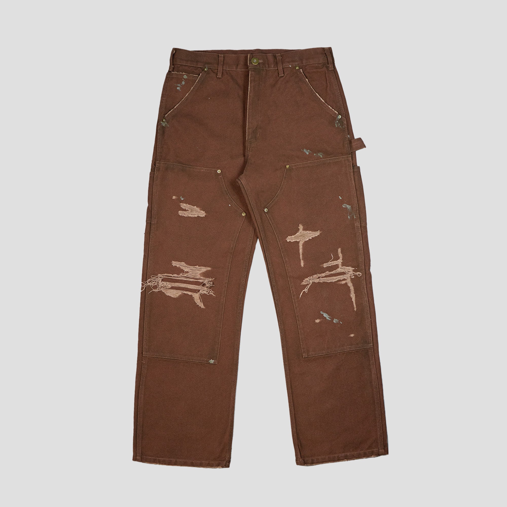 DISTRESSED PAINTER PANTS