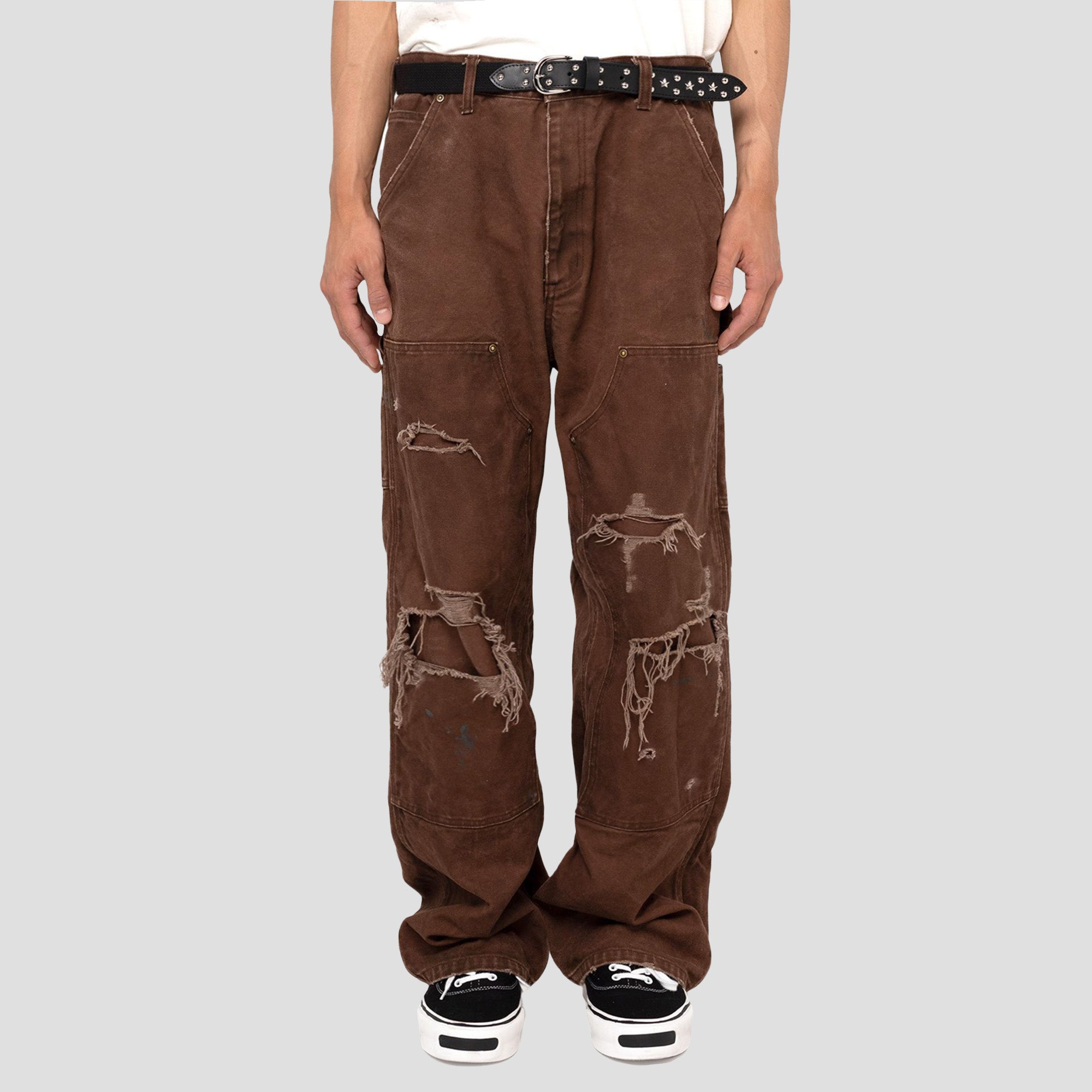 DISTRESSED PAINTER PANTS