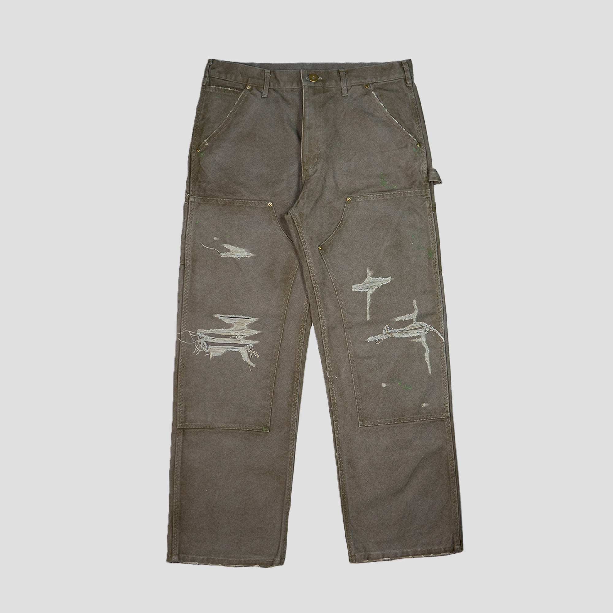 DISTRESSED PAINTER PANTS